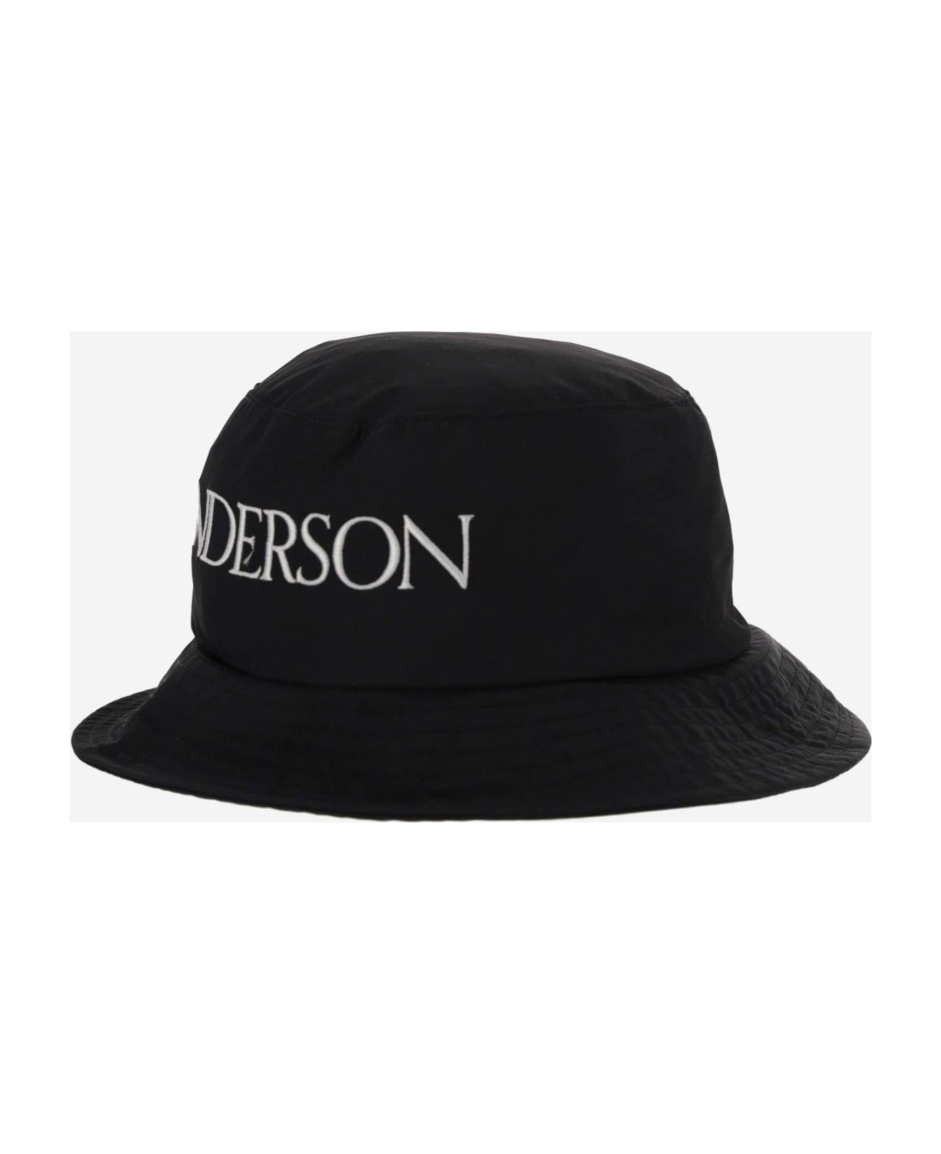 J.W. Anderson Bucket Hat With Logo - Black 帽子