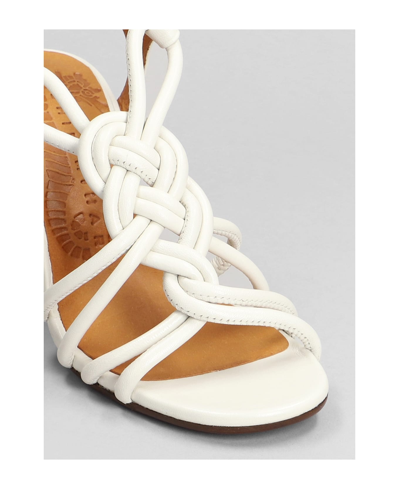 Chie Mihara Bane Sandals In White Leather - white