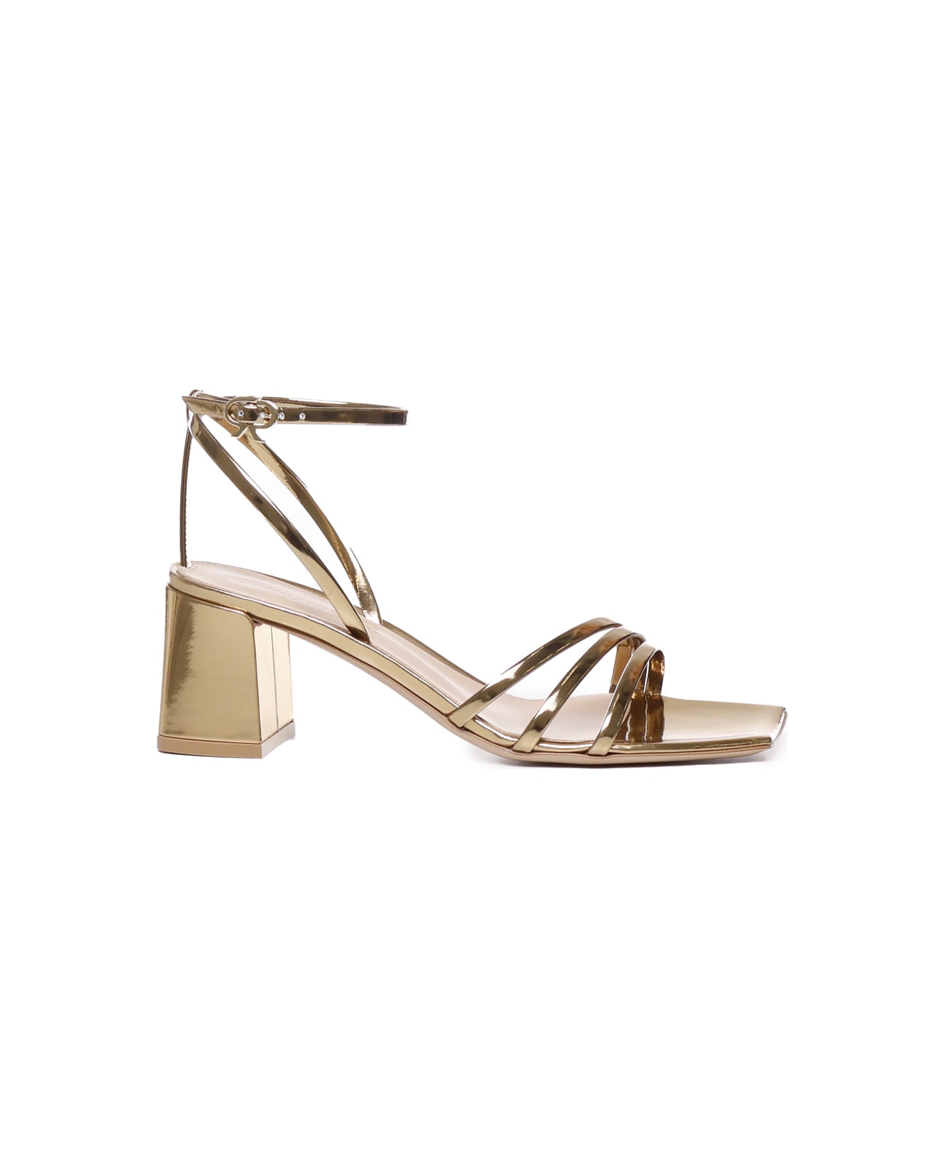 Gianvito Rossi Patent Leather Sandals - Mekong