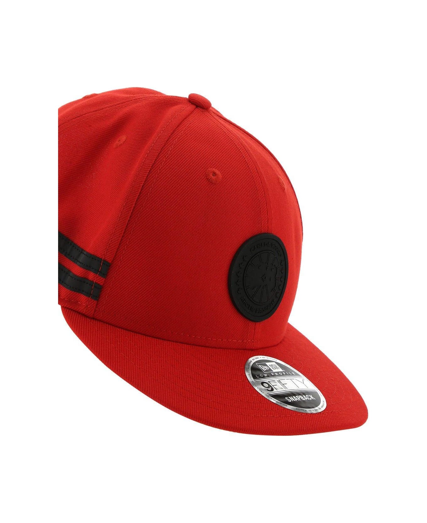 Canada Goose Red Polyester Arctic Baseball Cap - Red