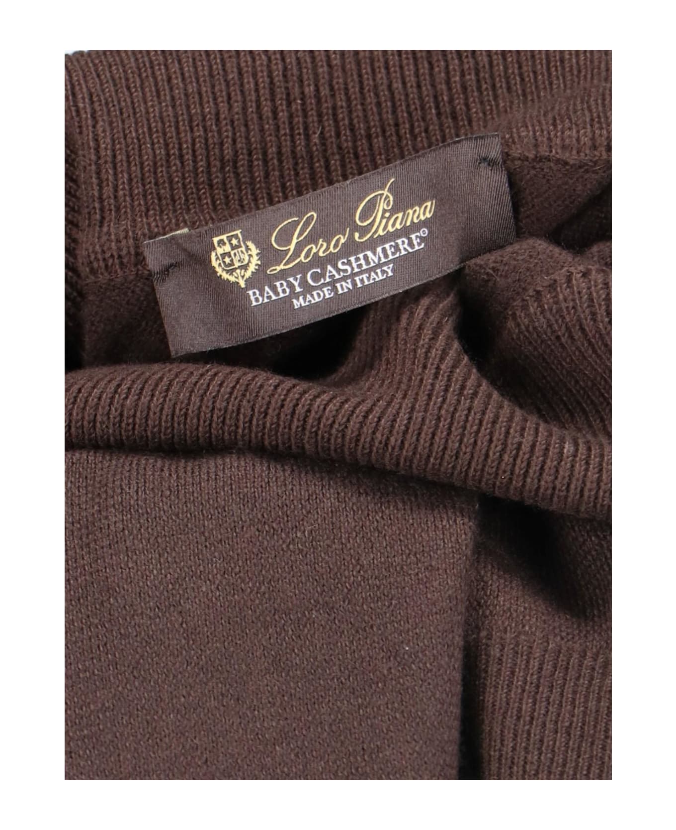 Loro Piana Turtle-neck Sweater - CHOCOLATE NOIRE ニットウェア