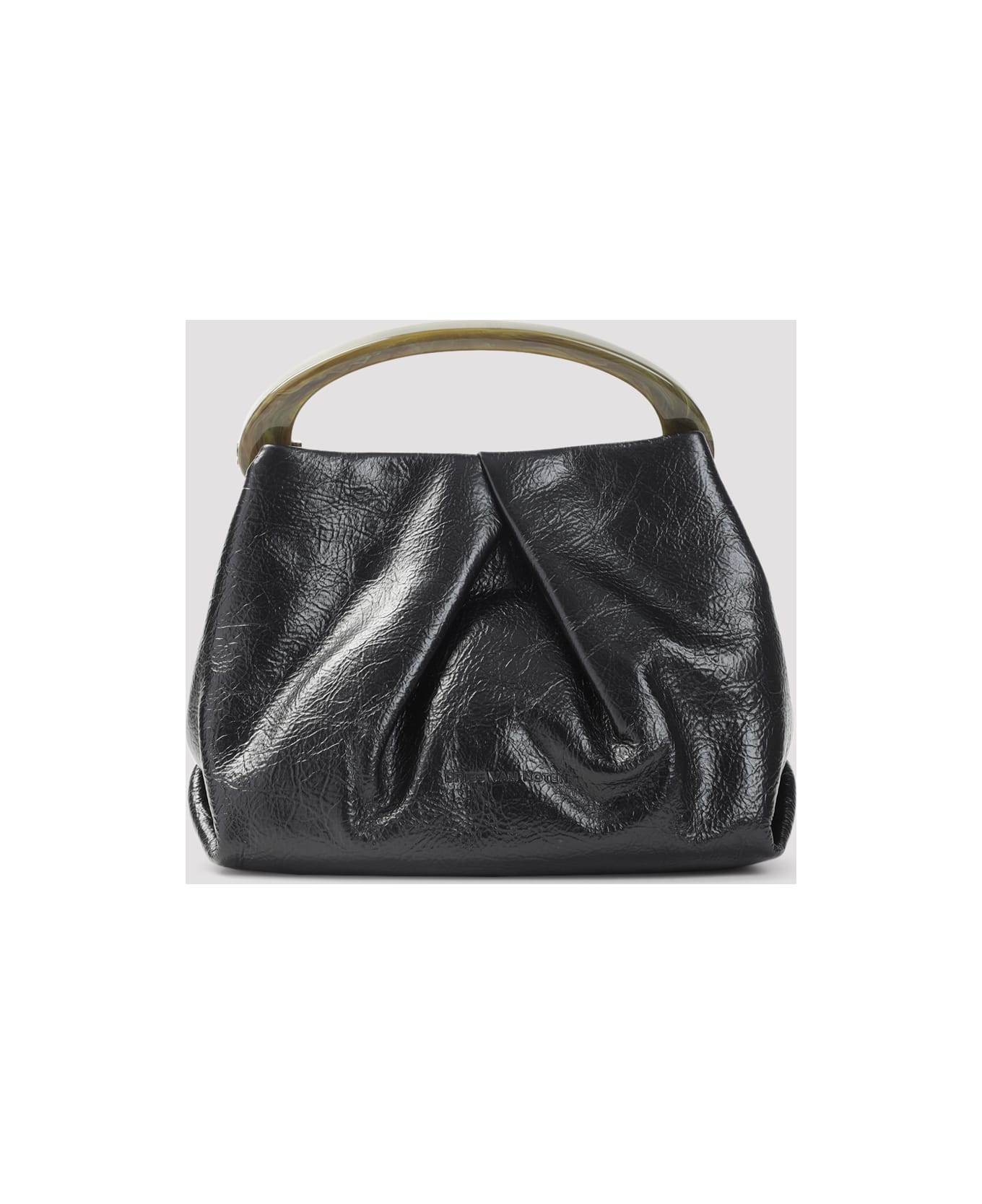 Dries Van Noten Medium Shoulder Bag With Flap - Black