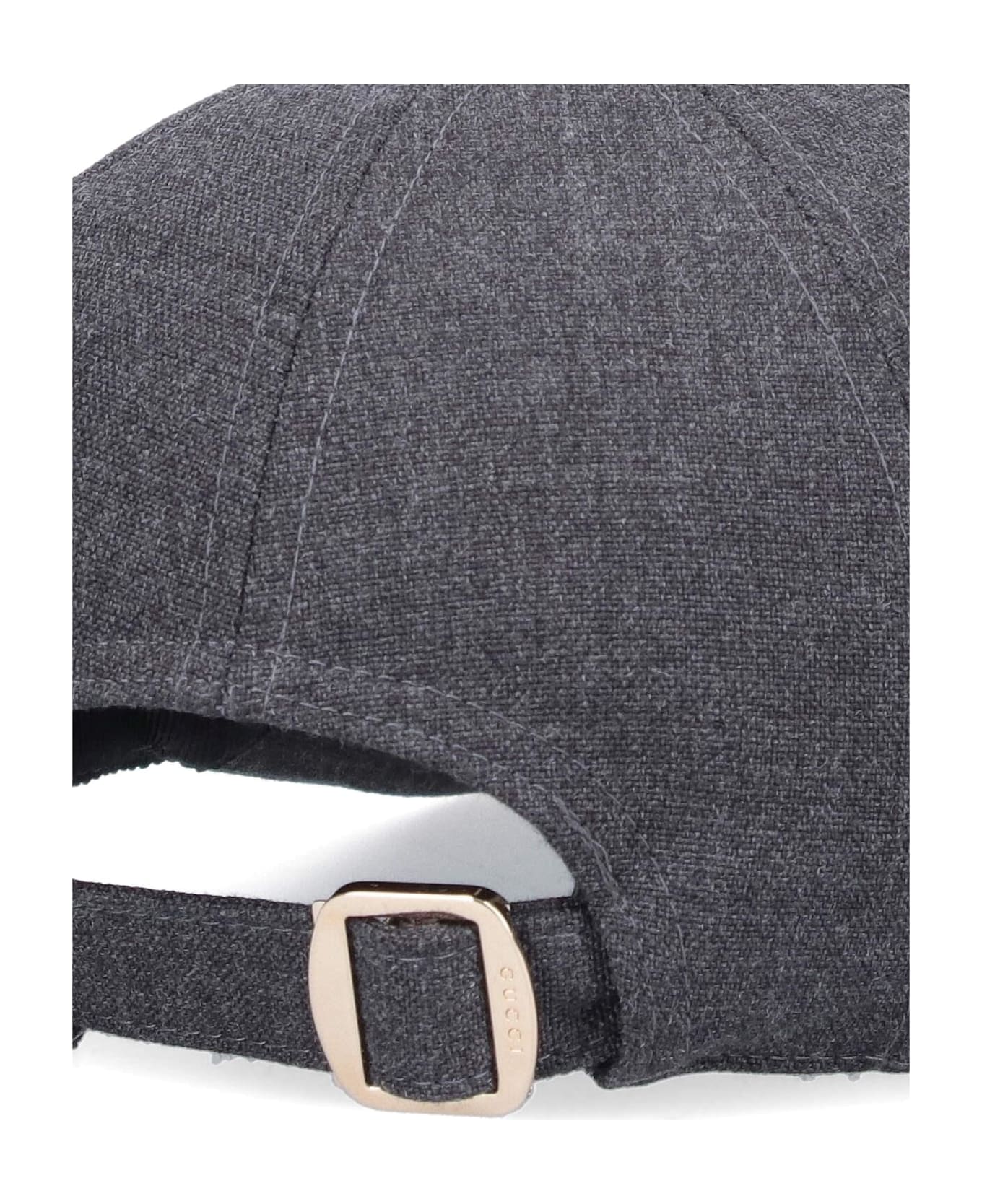 Gucci Wool Baseball Cap - GREY