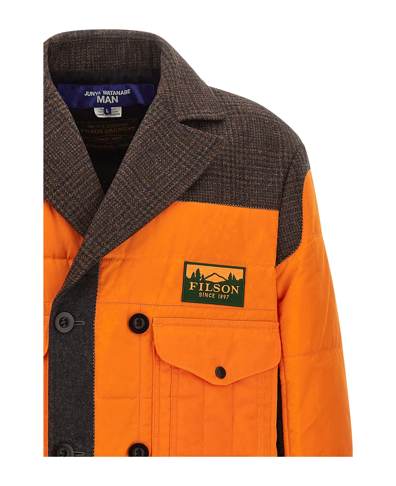 Junya Watanabe Filson X Junya Watanabe Patchwork Coat - Multicolor