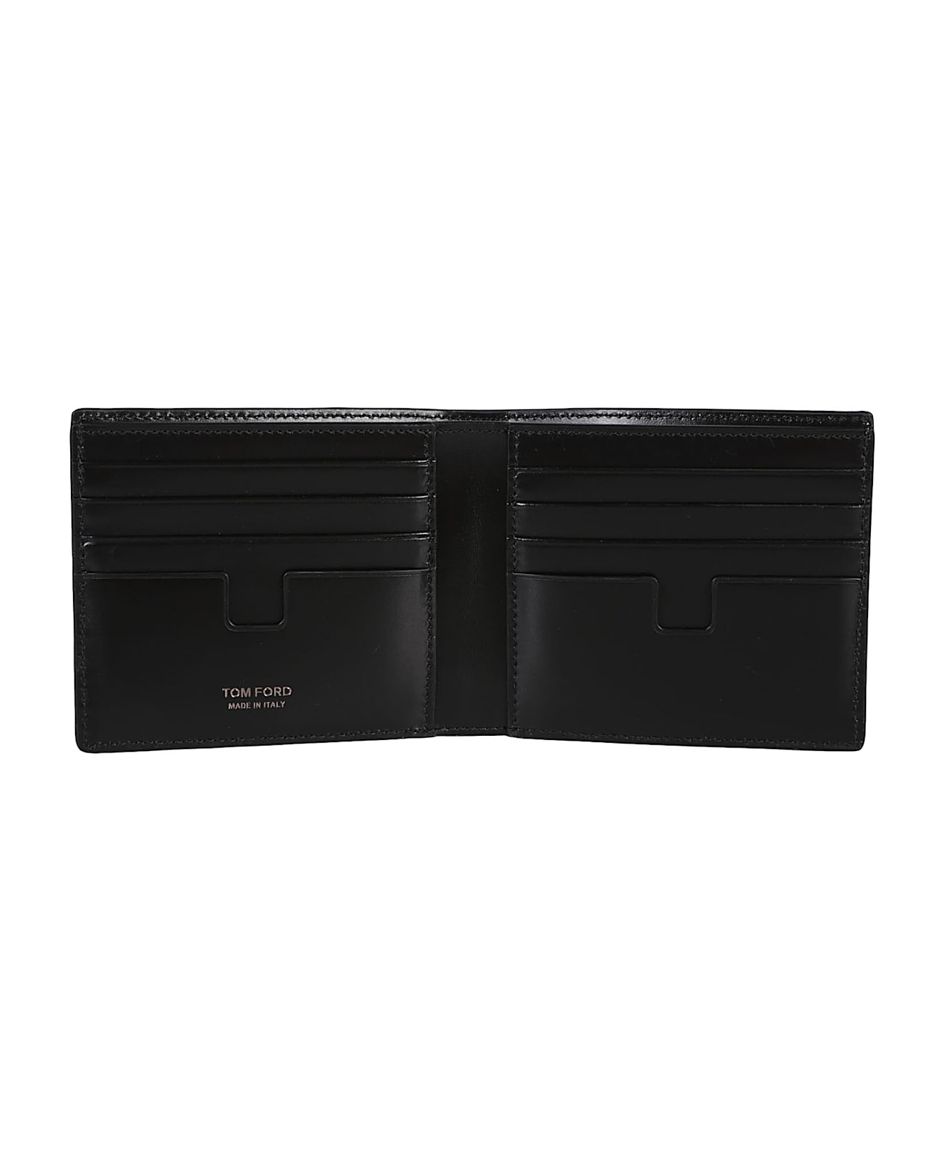 Tom Ford Logo Plaque Wallet - Black