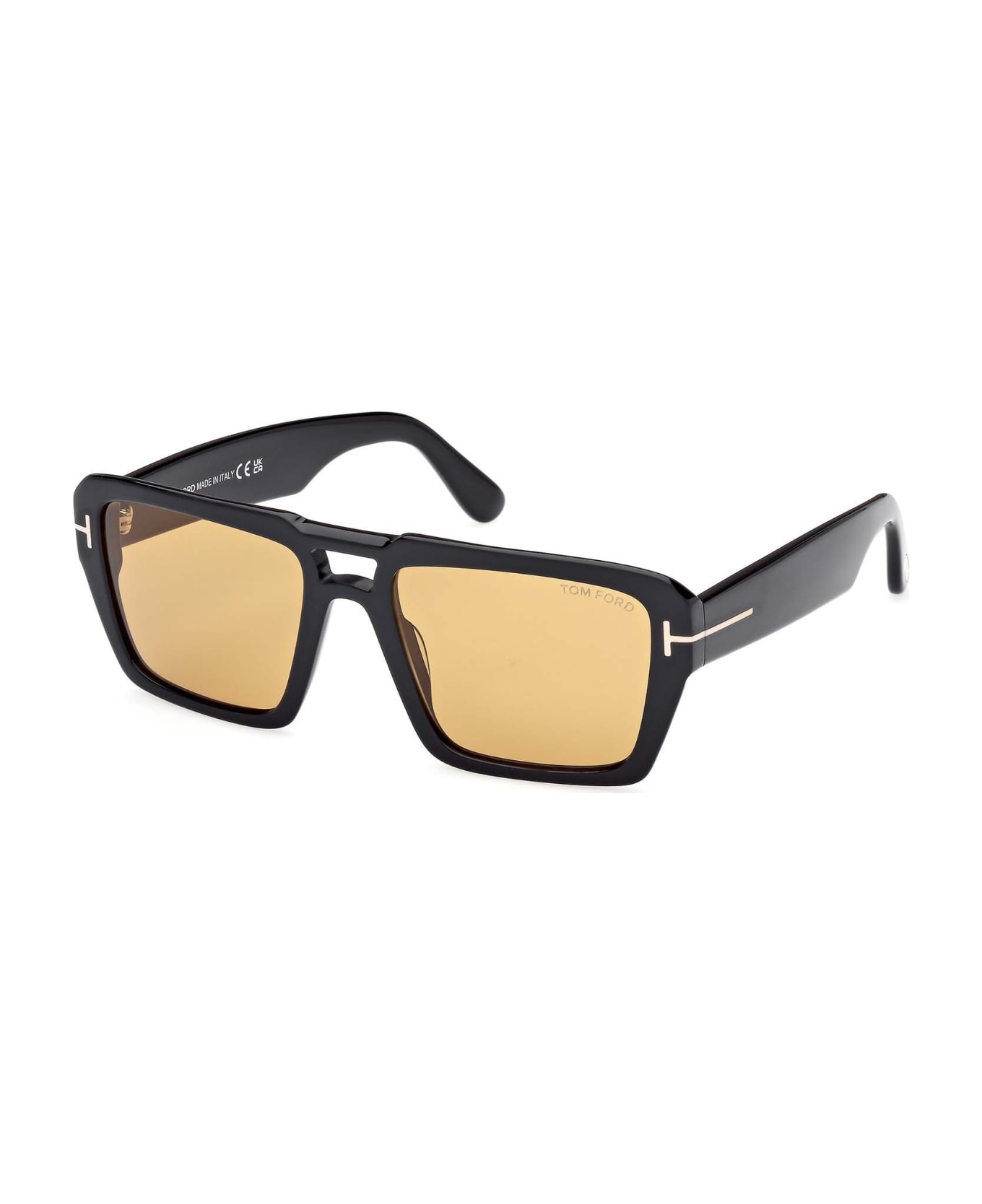 Tom Ford Eyewear Sunglasses - Nero/Marrone サングラス