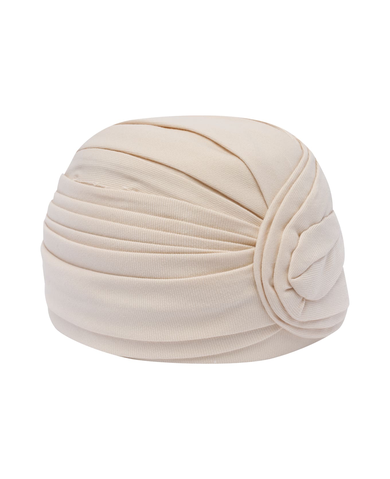 Valentino Garavani Rigid Wool Turban - White