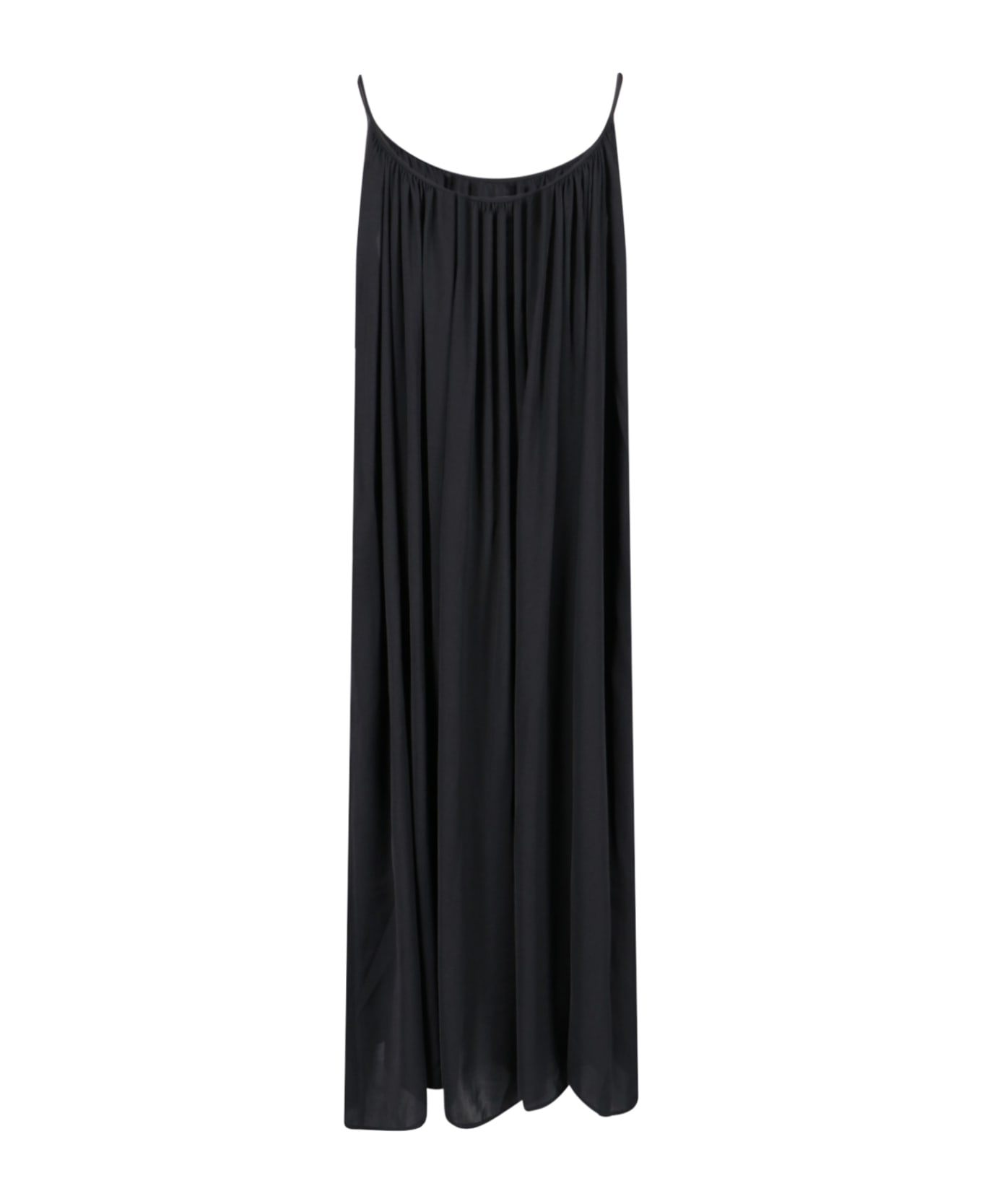VIS A VIS Curled Maxi Dress - Black  