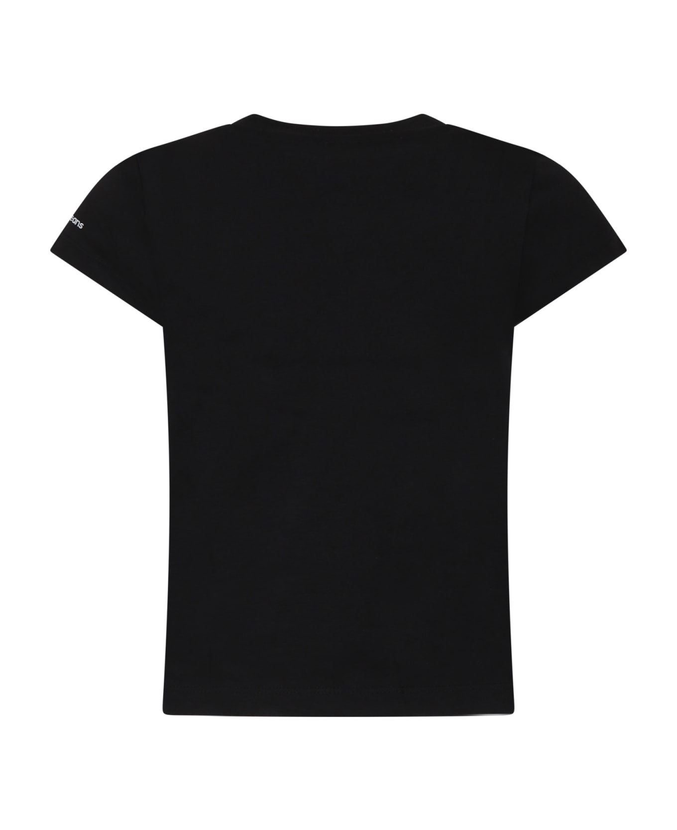 Calvin Klein Black T-shirt For Gilr With Logo - Black