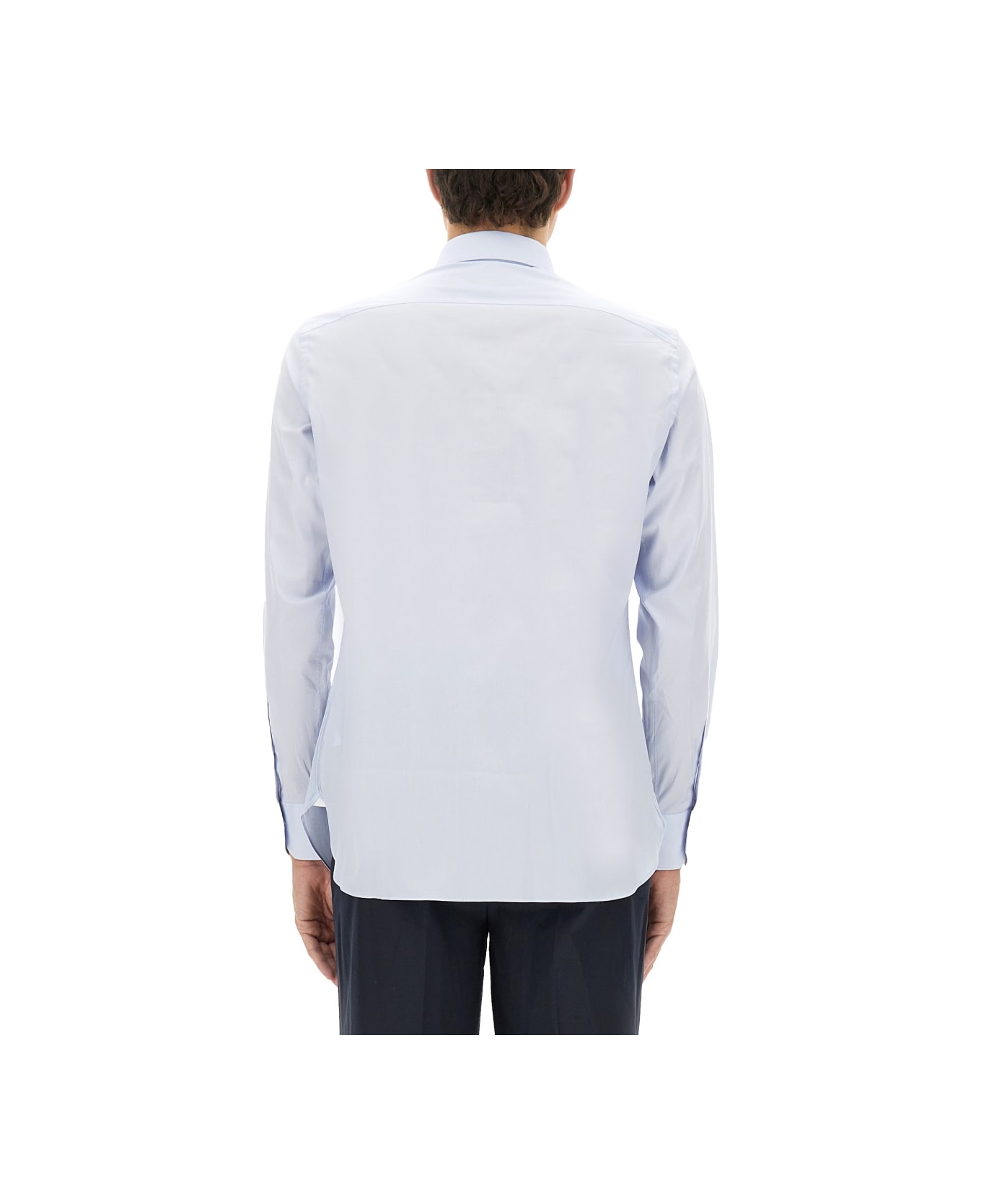 Zegna Cotton Shirt - AZURE