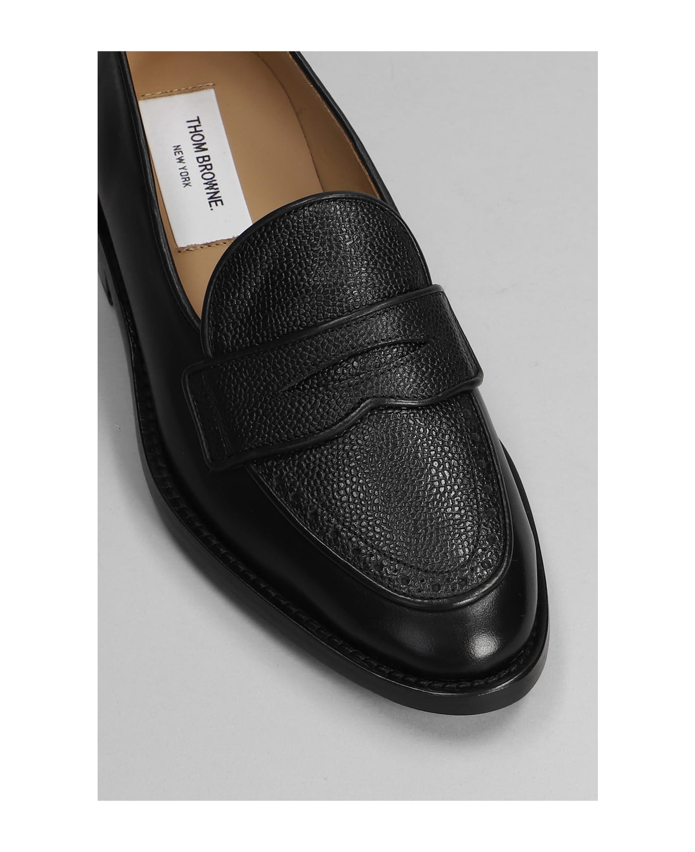 Thom Browne 'soft Penny' Loafers - BLACK