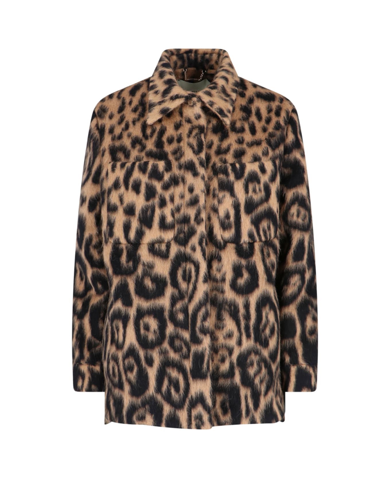 Fendi Virgin Wool Blend Jacket - Brown ブレザー