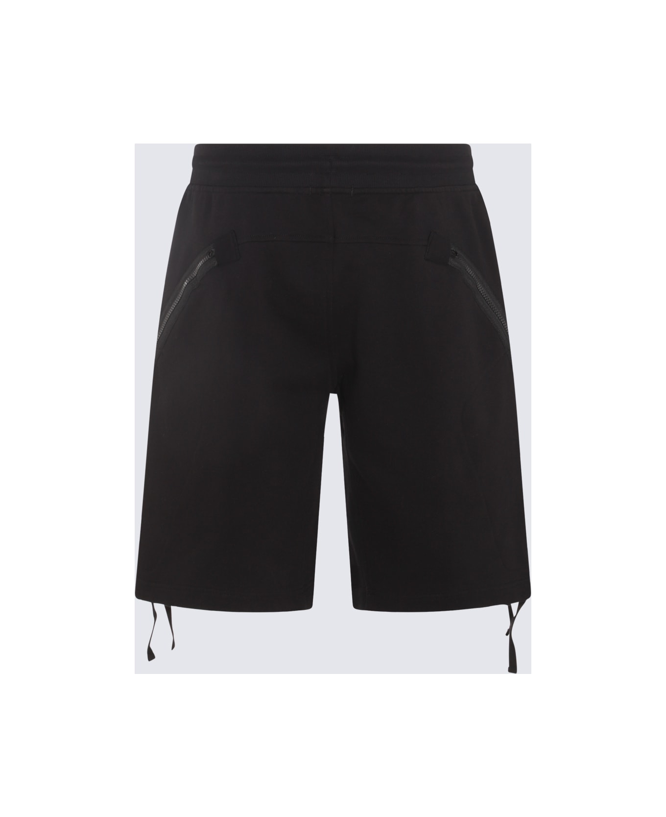 C.P. Company Black Cotton Shorts - Black