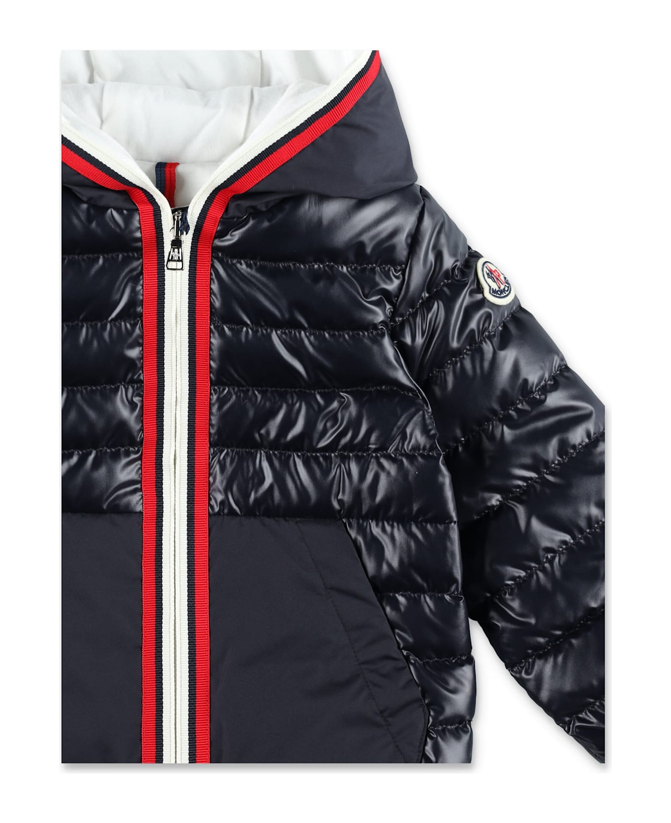 Moncler Kid - Klaas Hooded Down Jacket - Blu