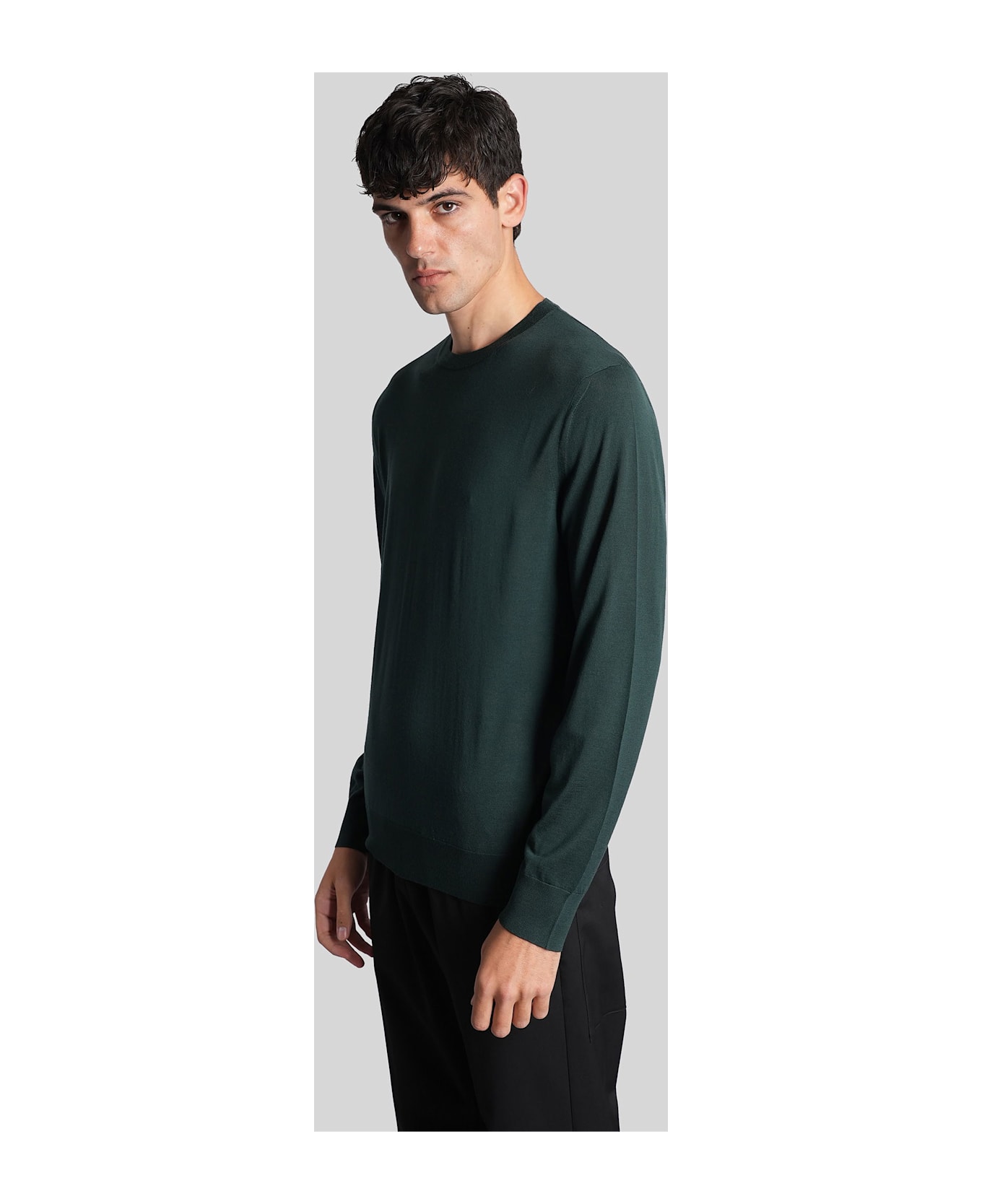 Zegna Knitwear In Green Wool - green