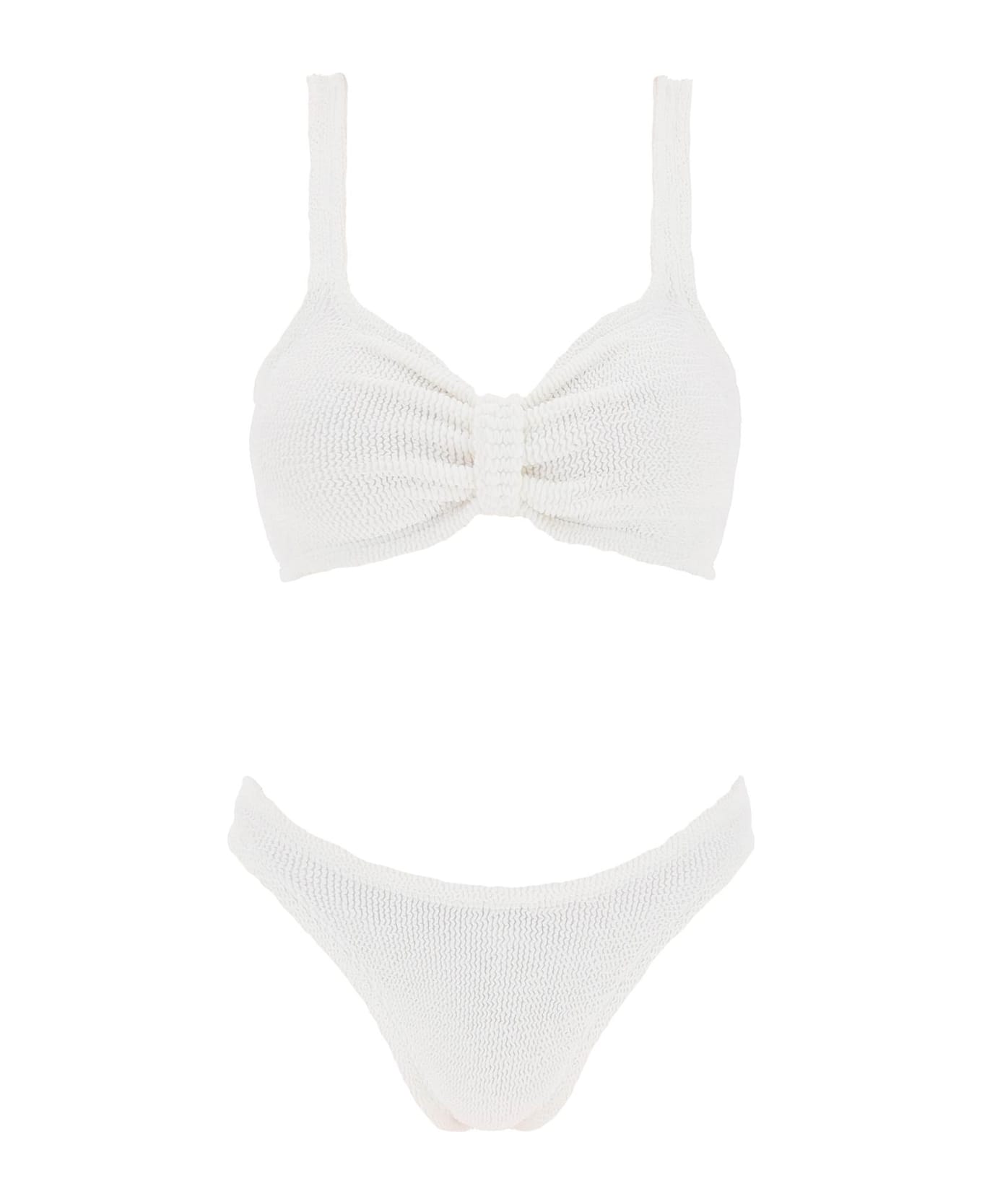 Hunza G Bonnie Bikini Set - WHITE (White)