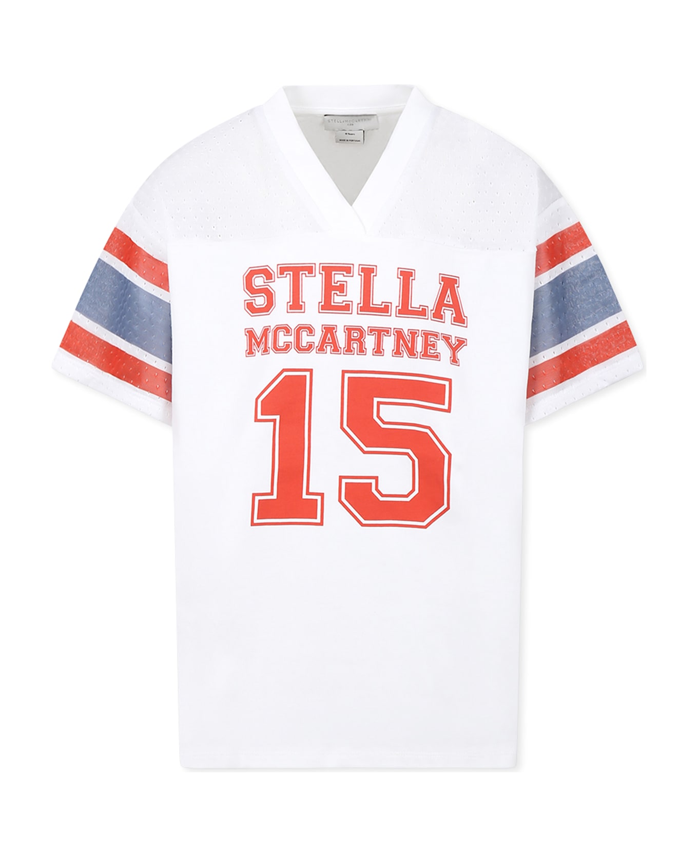 Stella McCartney Kids White Dress For Girl With Logo - White