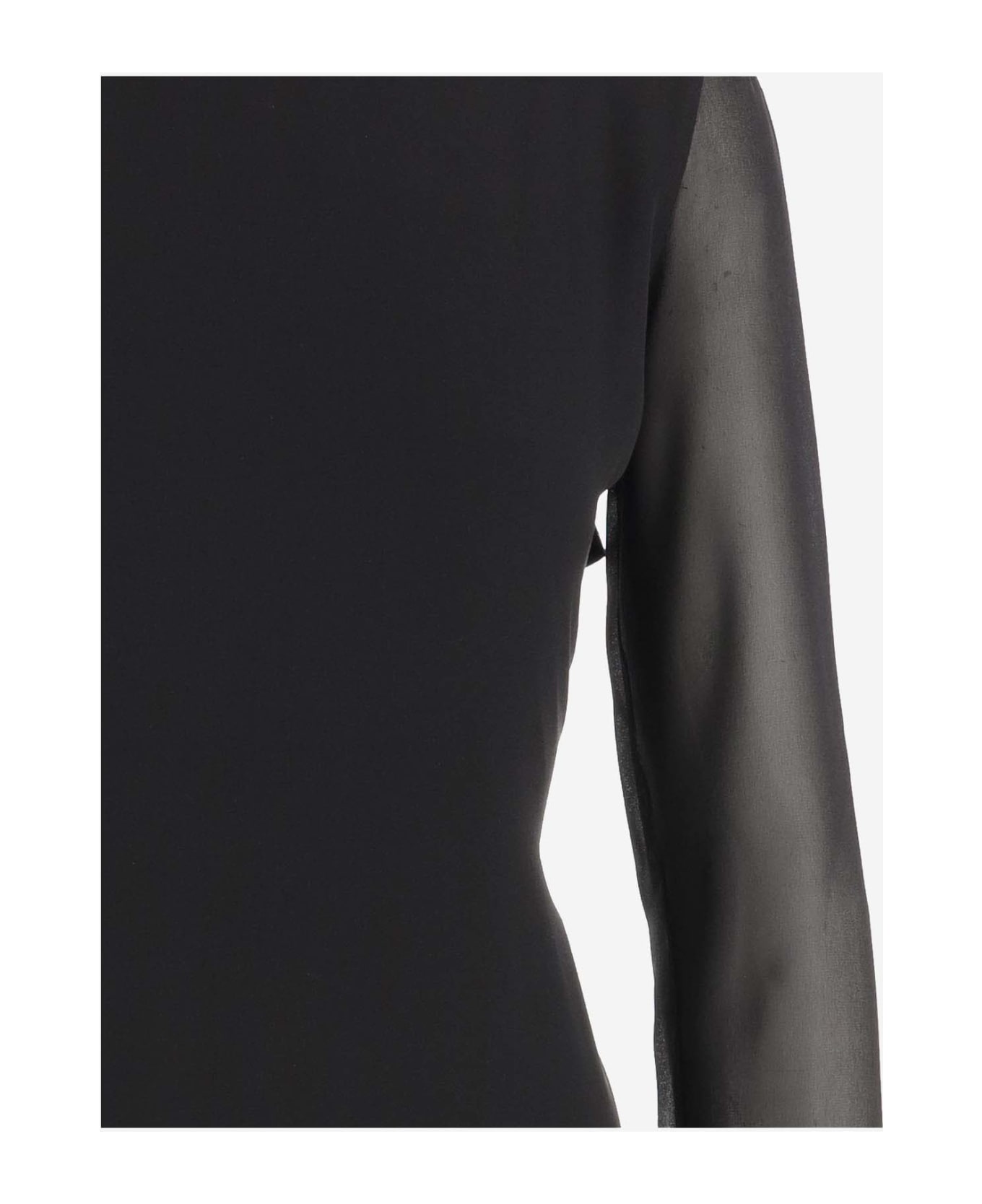 Stephan Janson Silk Long Dress - Black