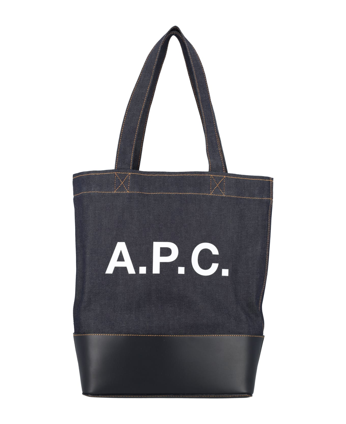 A.P.C. Axel Denim Tote - NAVY トートバッグ