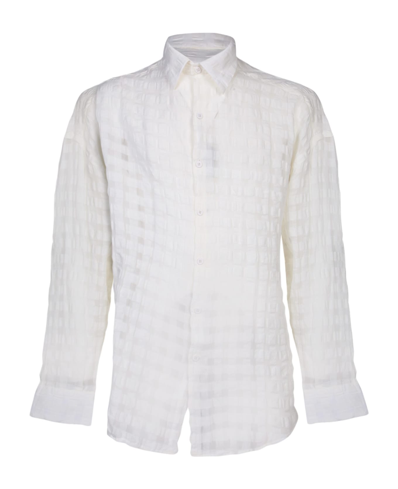 costumein Valentino White Cotton Shirt - White