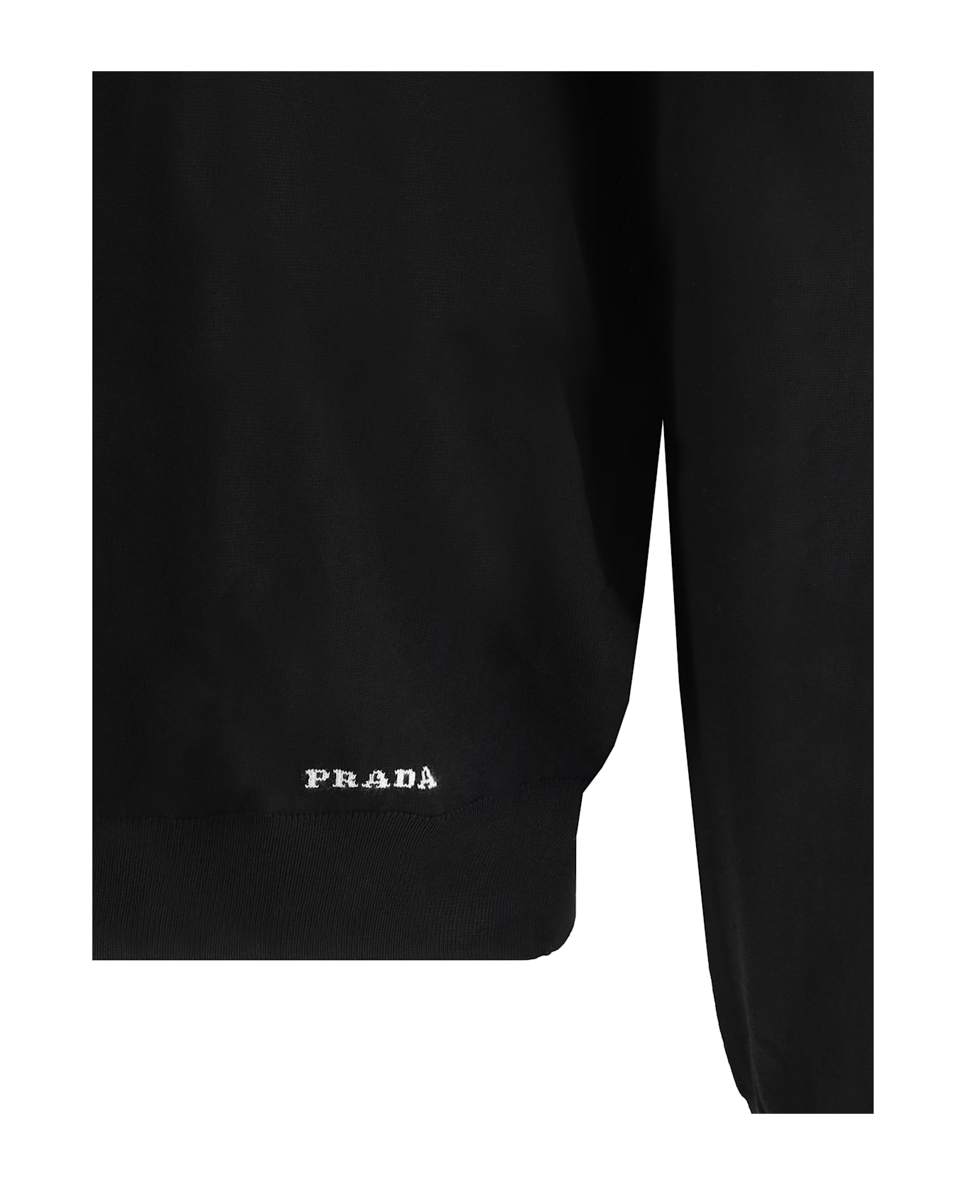 Prada Recycled Silk Sweater - Nero