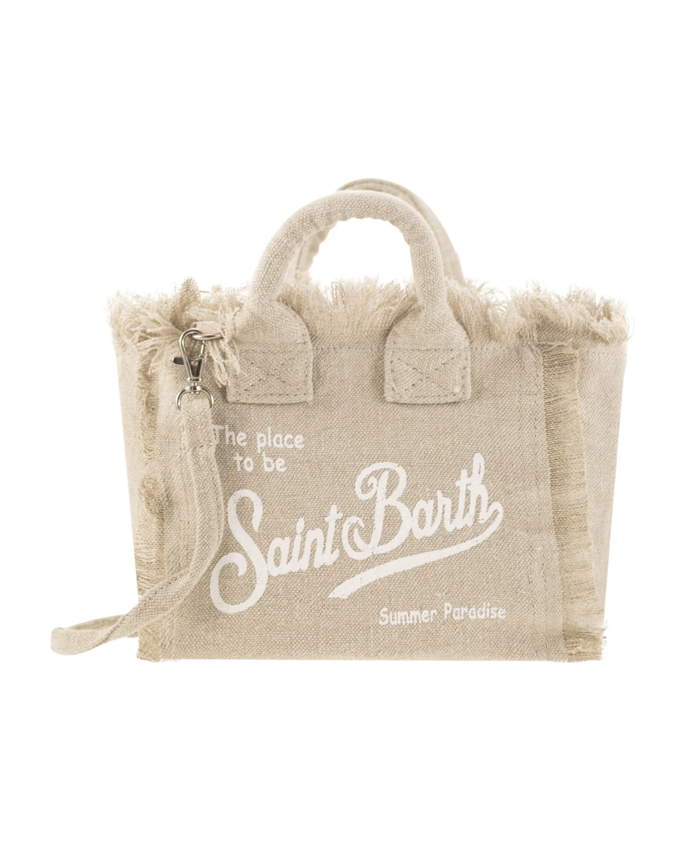 MC2 Saint Barth Linen Mini Vanity Bag - Natural