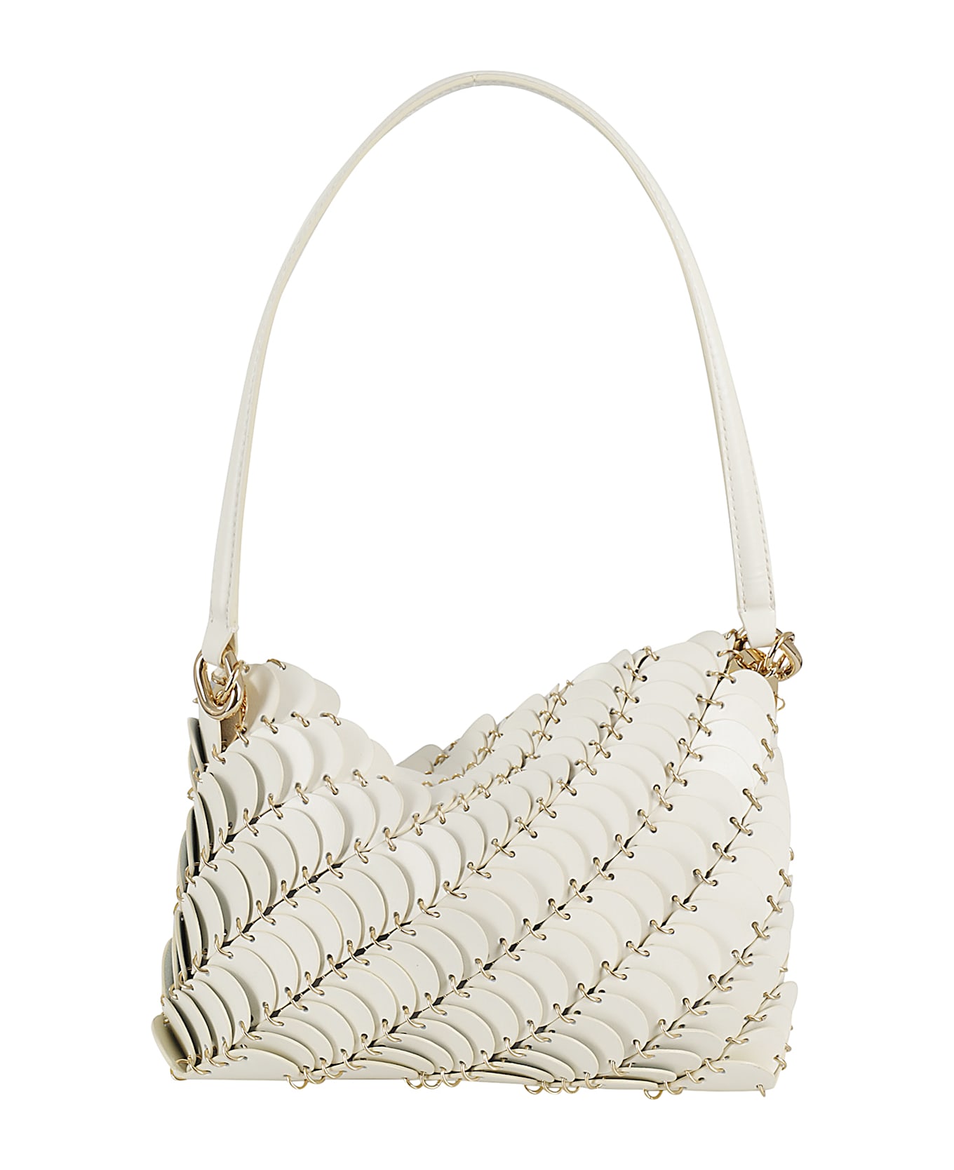 Paco Rabanne Sac A Main - Cream Gold