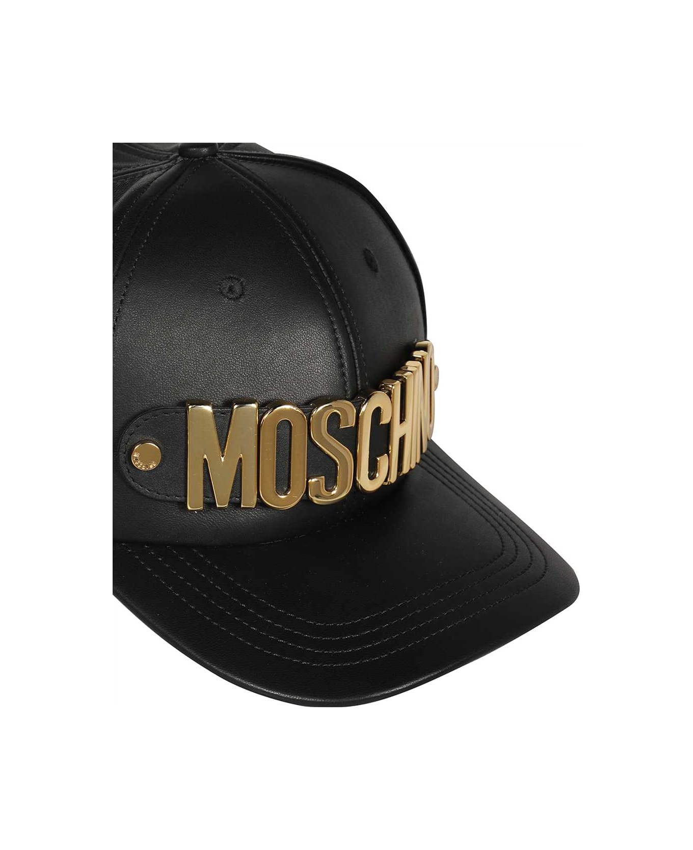Moschino Logo Baseball Cap - black