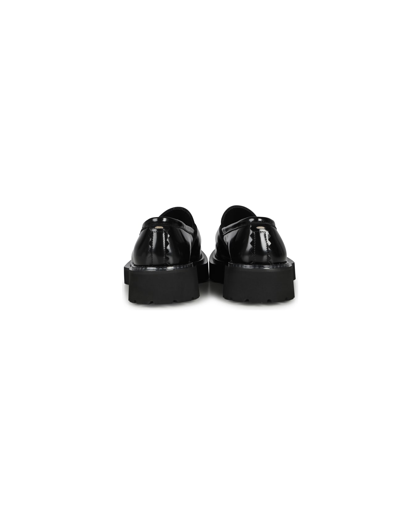 The Antipode Patent Leather Loafers - Black