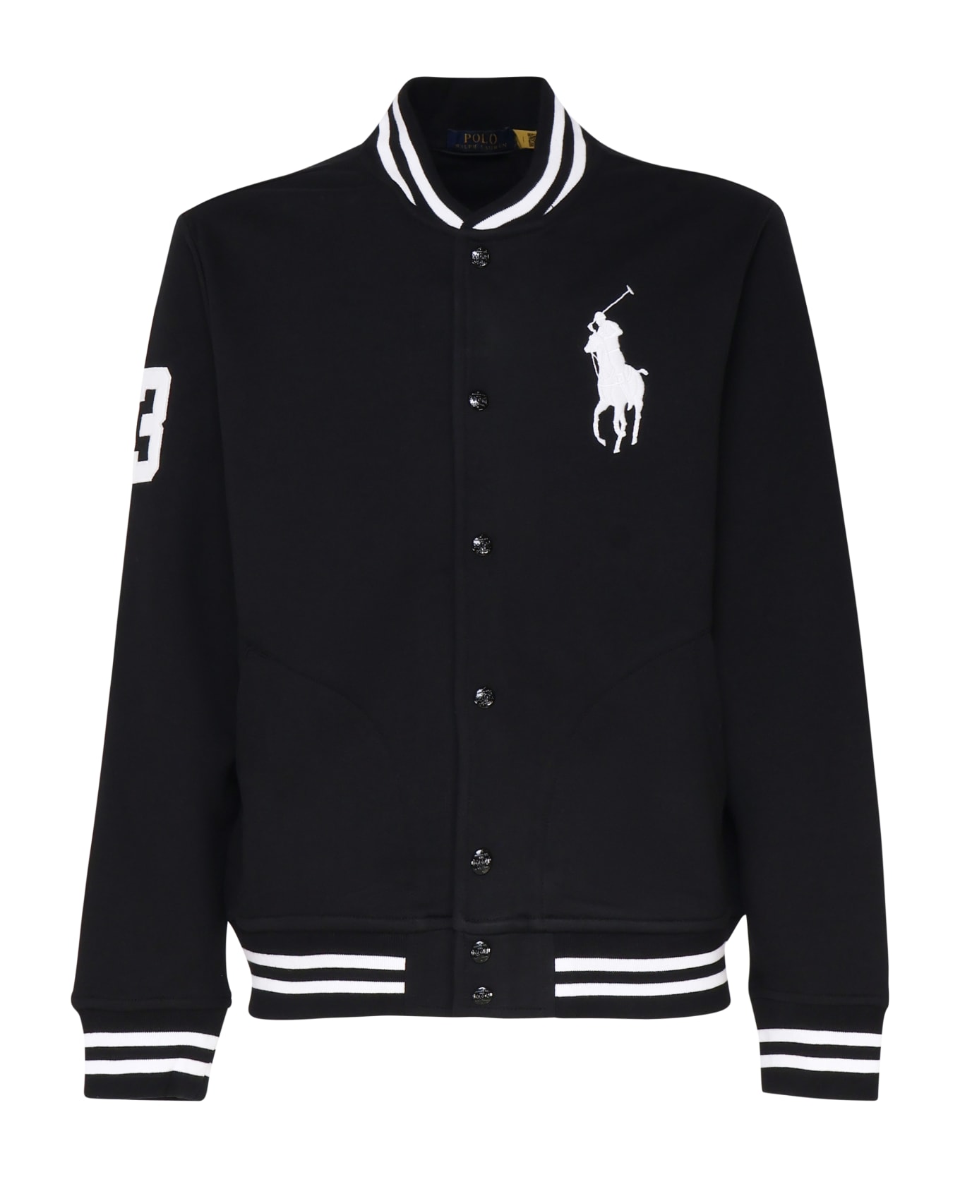 Ralph Lauren Baseball Knit - Black
