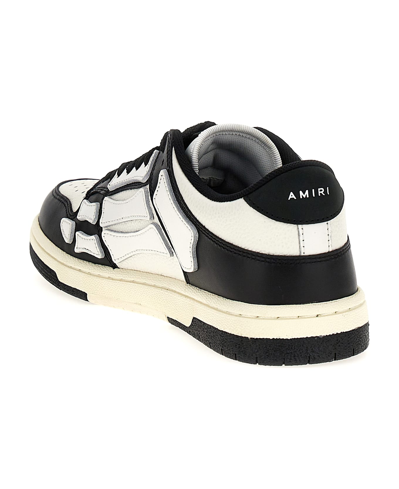 AMIRI 'skel Top Low' Sneakers - White/Black