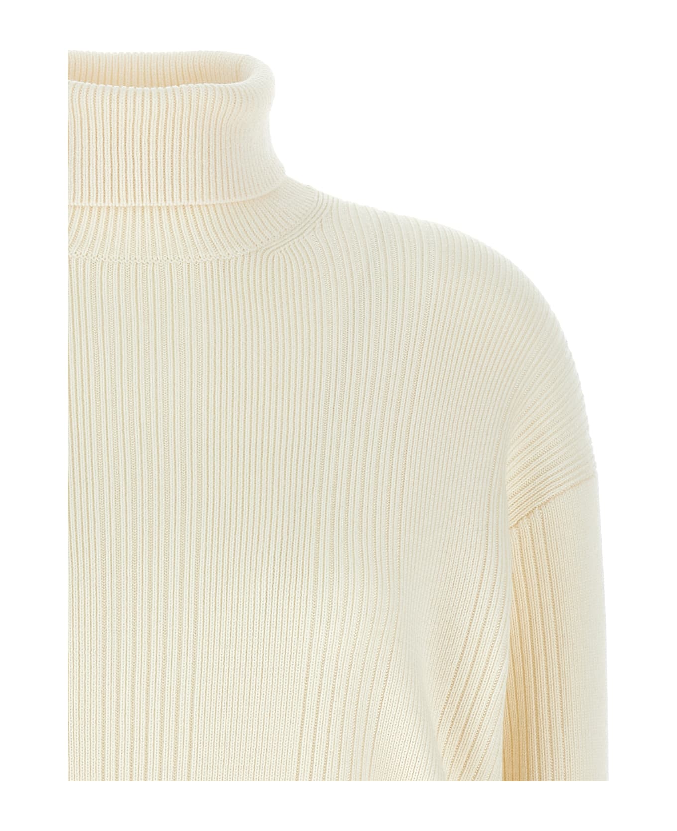 Chloé Belt Sweater - White