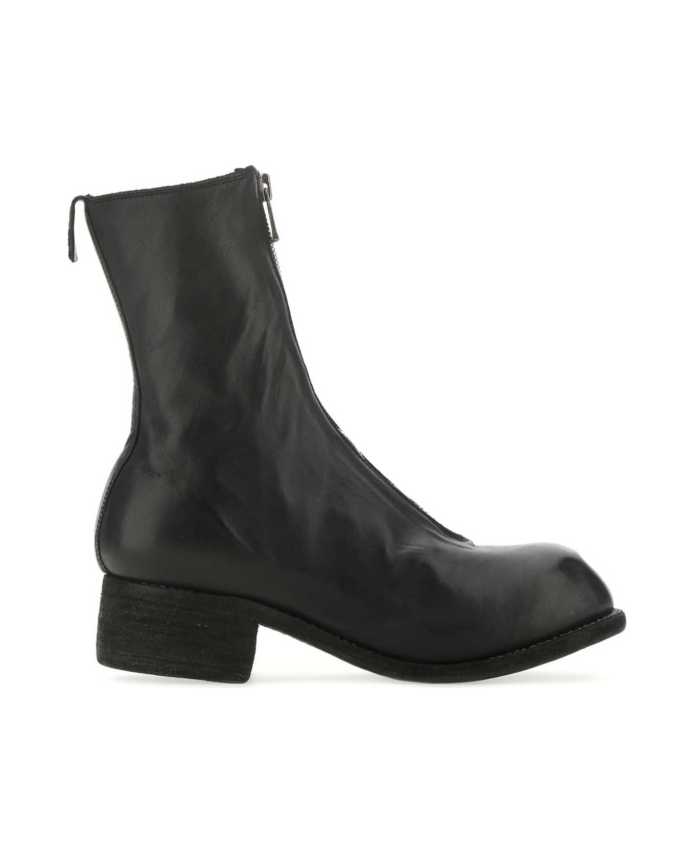 Guidi Black Leather Pl2 Boots - BLKT