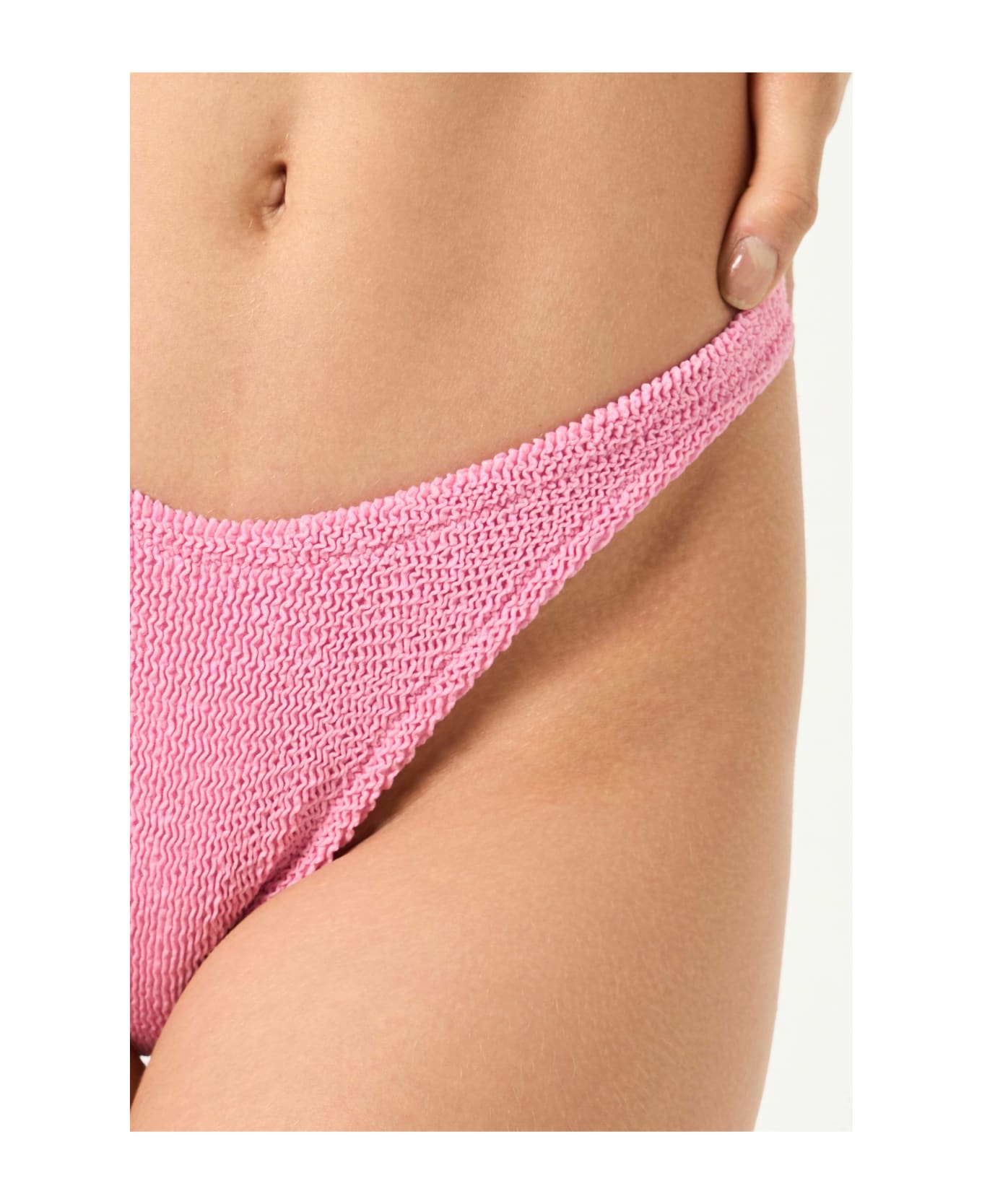 MC2 Saint Barth Woman Pink Crinkle Swim Briefs - PINK