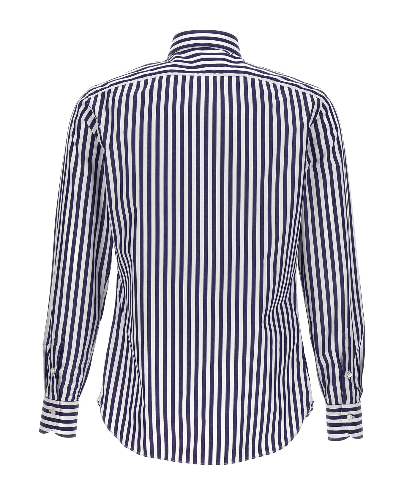 Borriello Napoli Striped Shirt - Blue