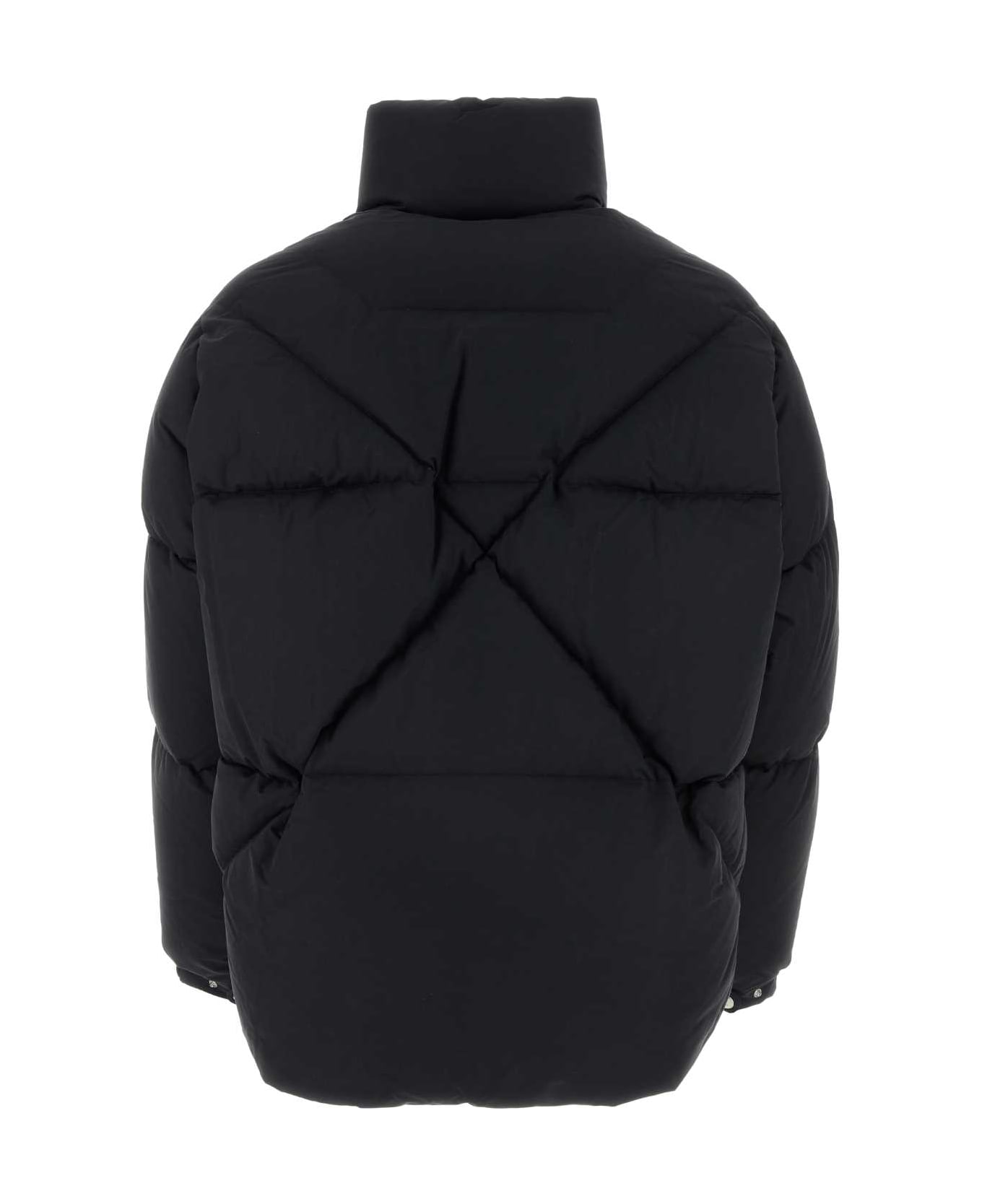 Khrisjoy Black Cotton Blend Oversize Puff Down Jacket - BLACK