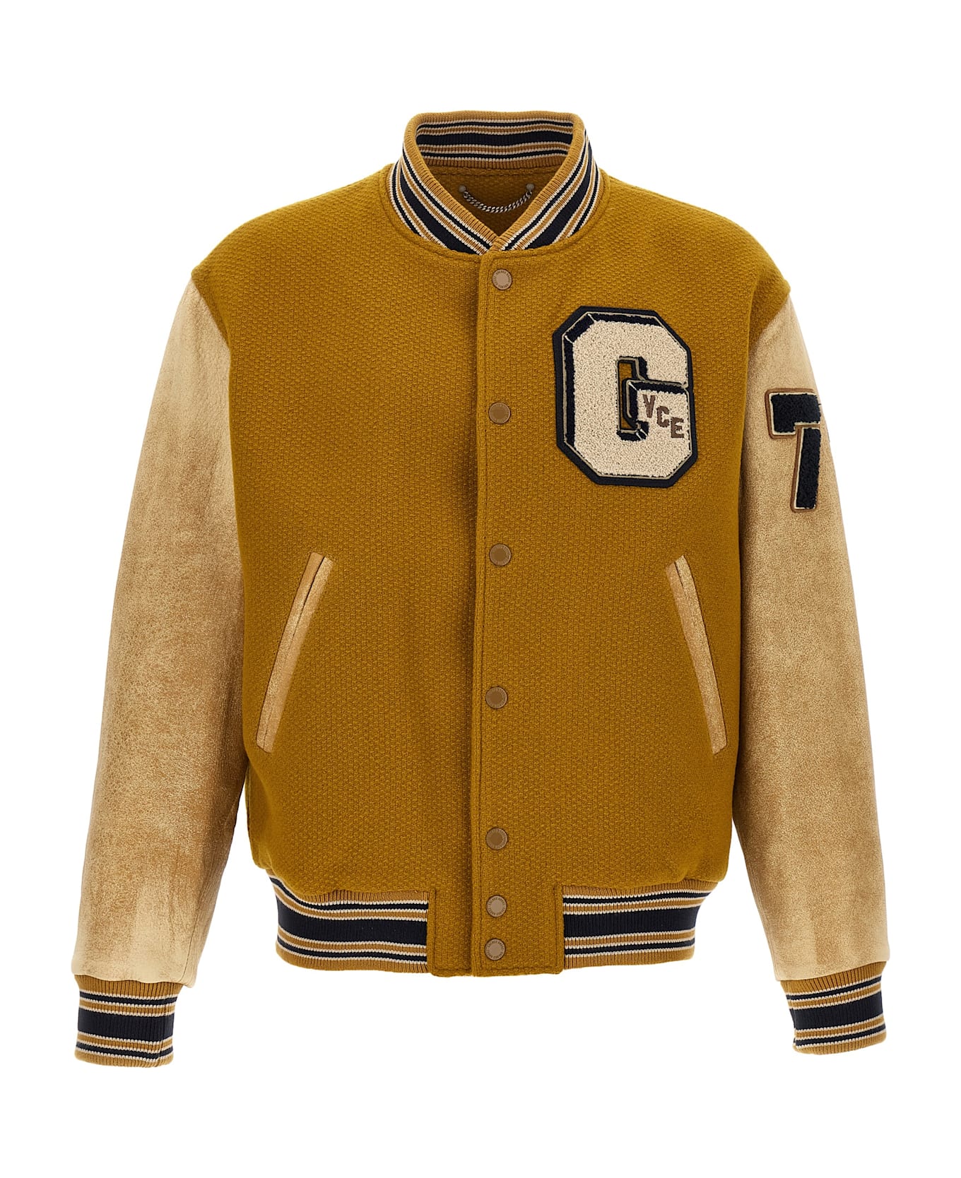 Golden Goose 'aleandro' Bomber Jacket - WOODTHRUSH