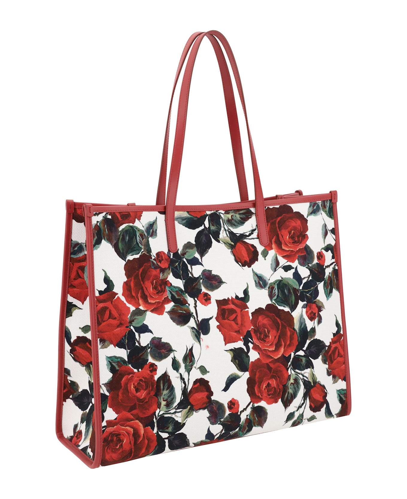 Dolce 
Gabbana Floral Print Tote Bag - Rosa Rossa F.bco