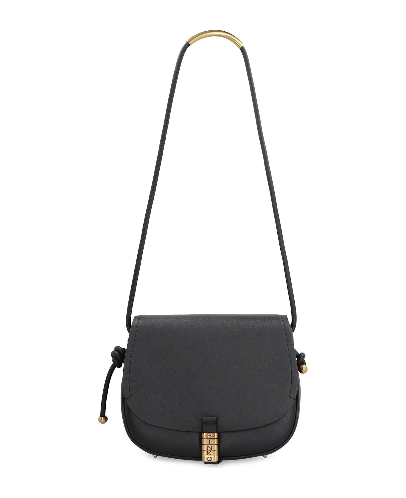 Pinko Leather Crossbody Bag - black