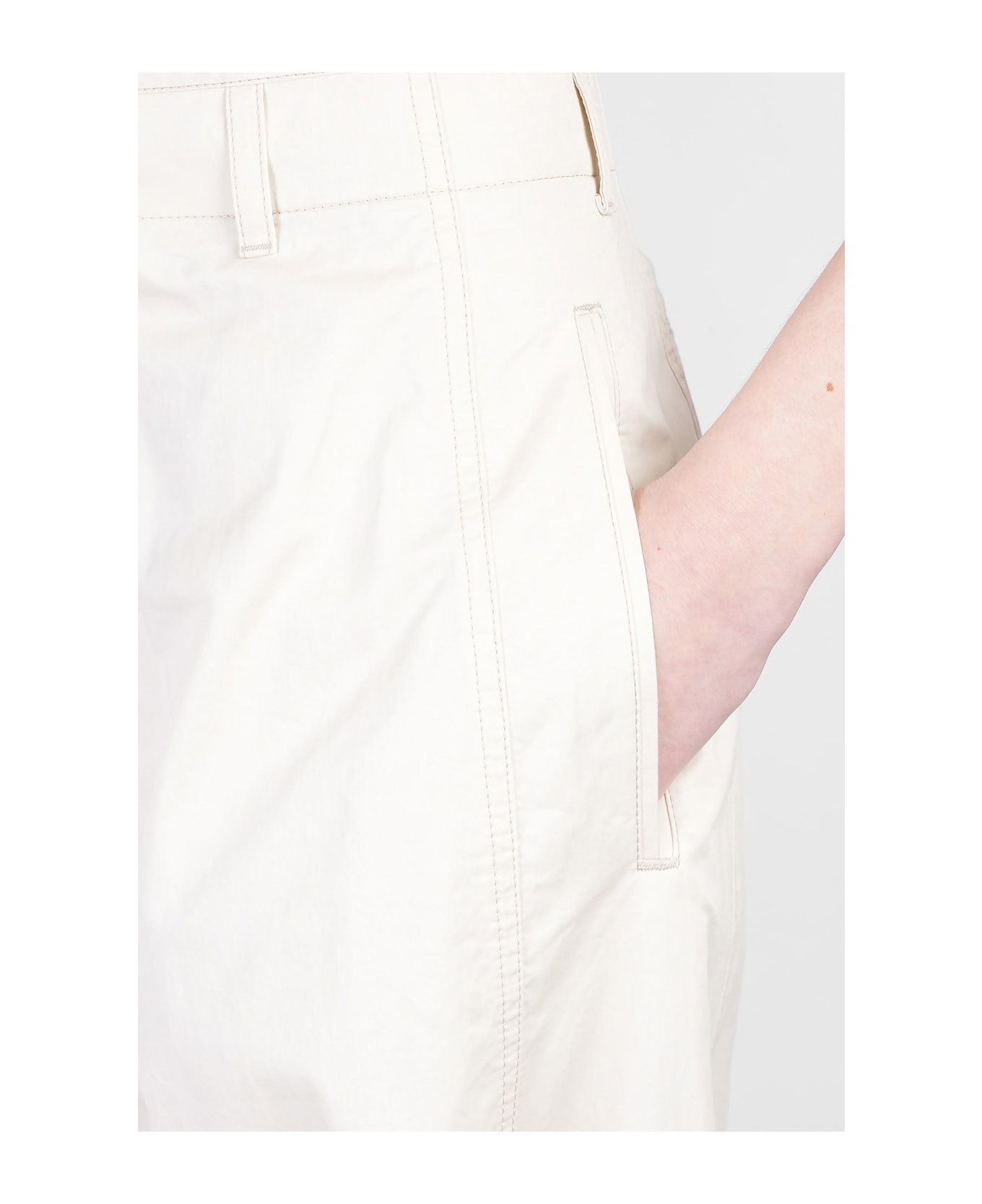 Lemaire Pants In Beige Cotton - beige