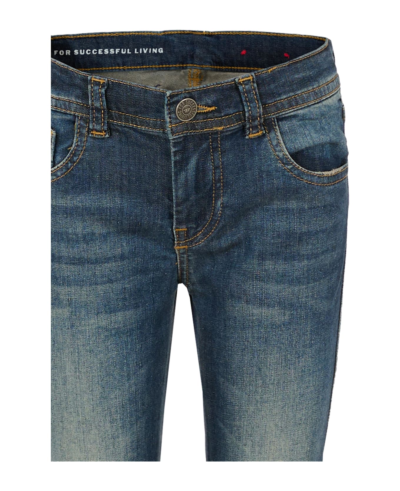 Diesel Denim Jeans For Girl With Logo - Denim