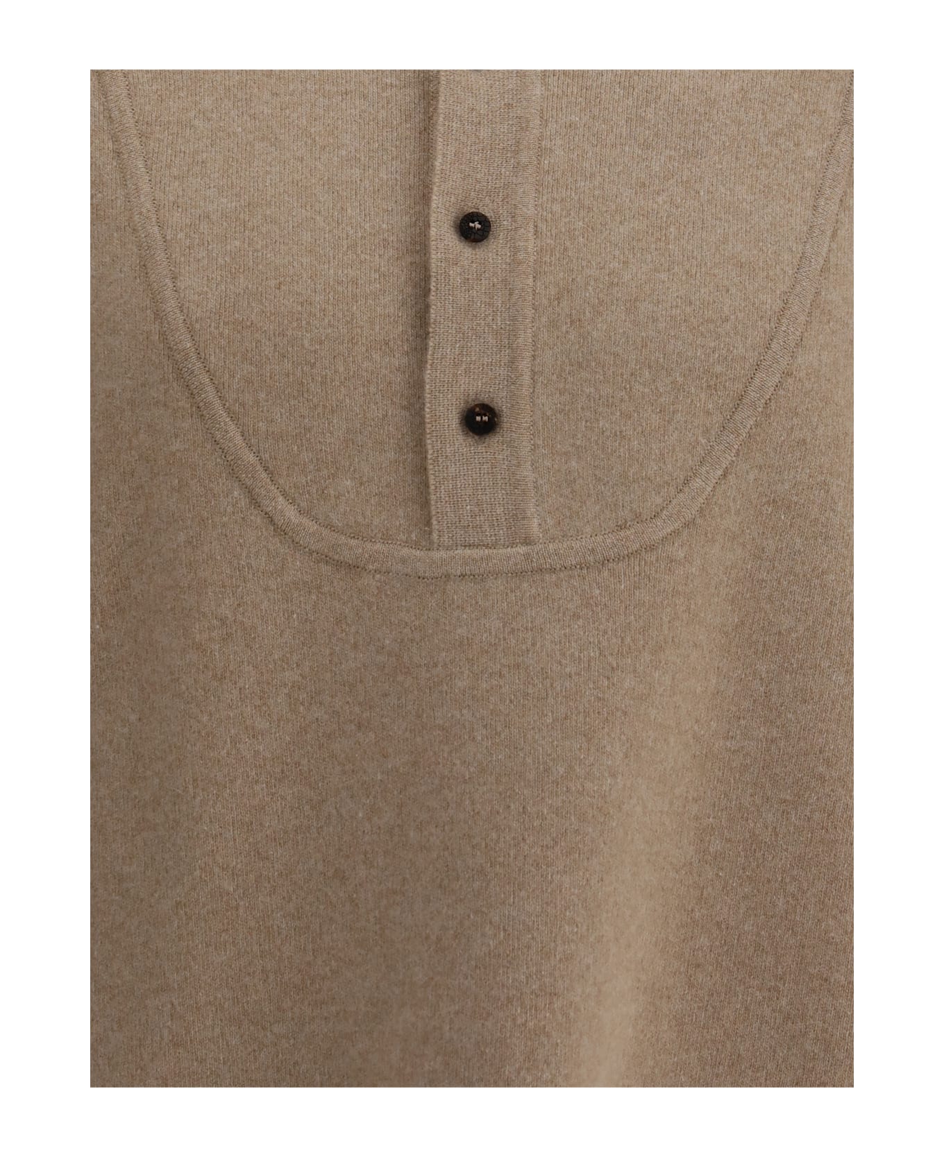 Jacquemus Sweater In Merino Wool - BEIGE