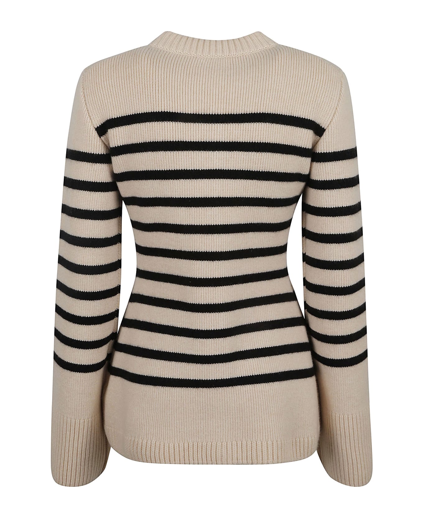 Khaite Stripe Buttoned Cardigan - Multicolor