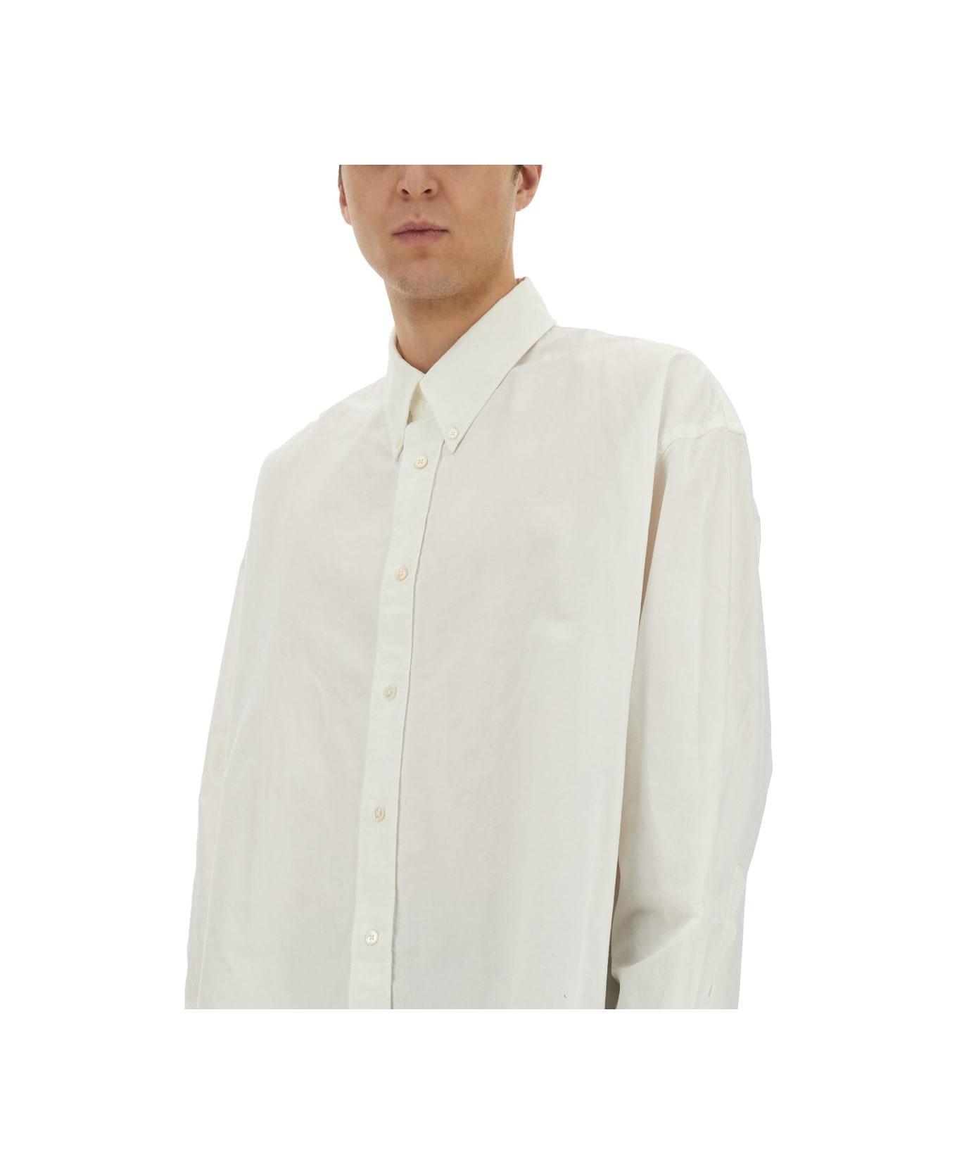 Studio Nicholson Button Down Shirt - WHITE