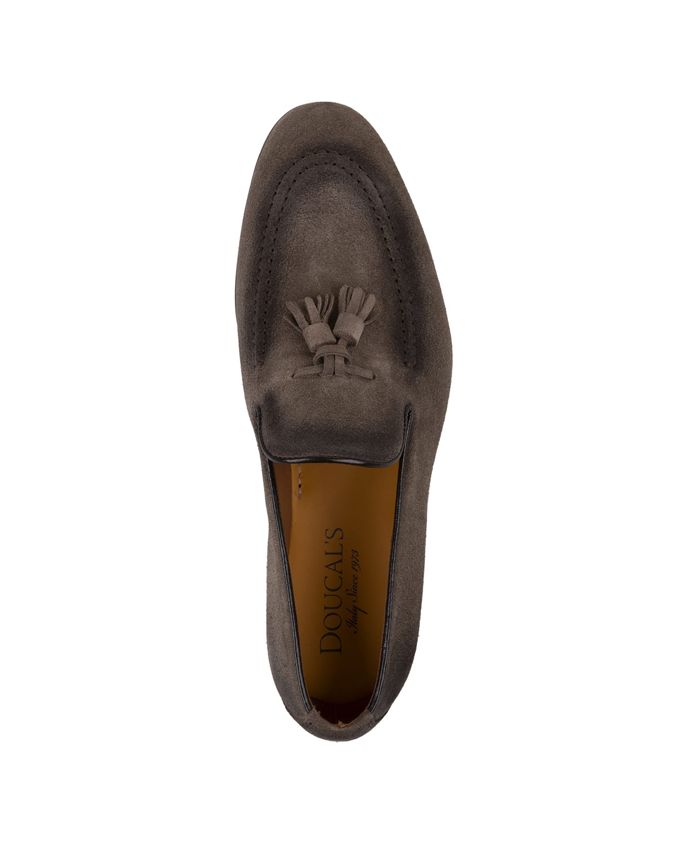 Doucal's Brown Suede Loafers With Tassels - Brown ローファー＆デッキシューズ