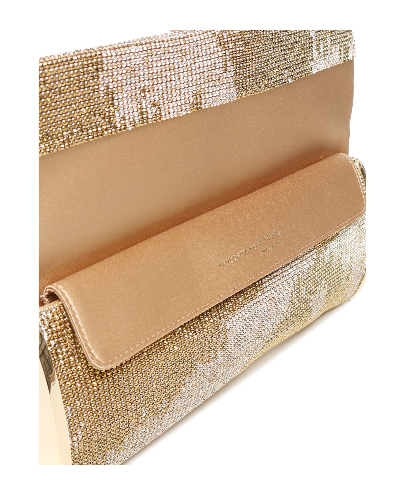 Benedetta Bruzziches Clutch Kate - GOLD, silver