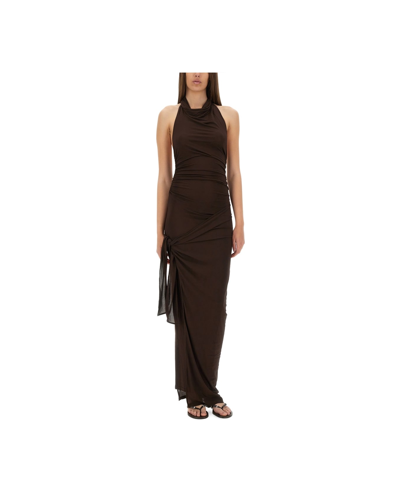 Paloma Wool "halcon" Dress - BROWN