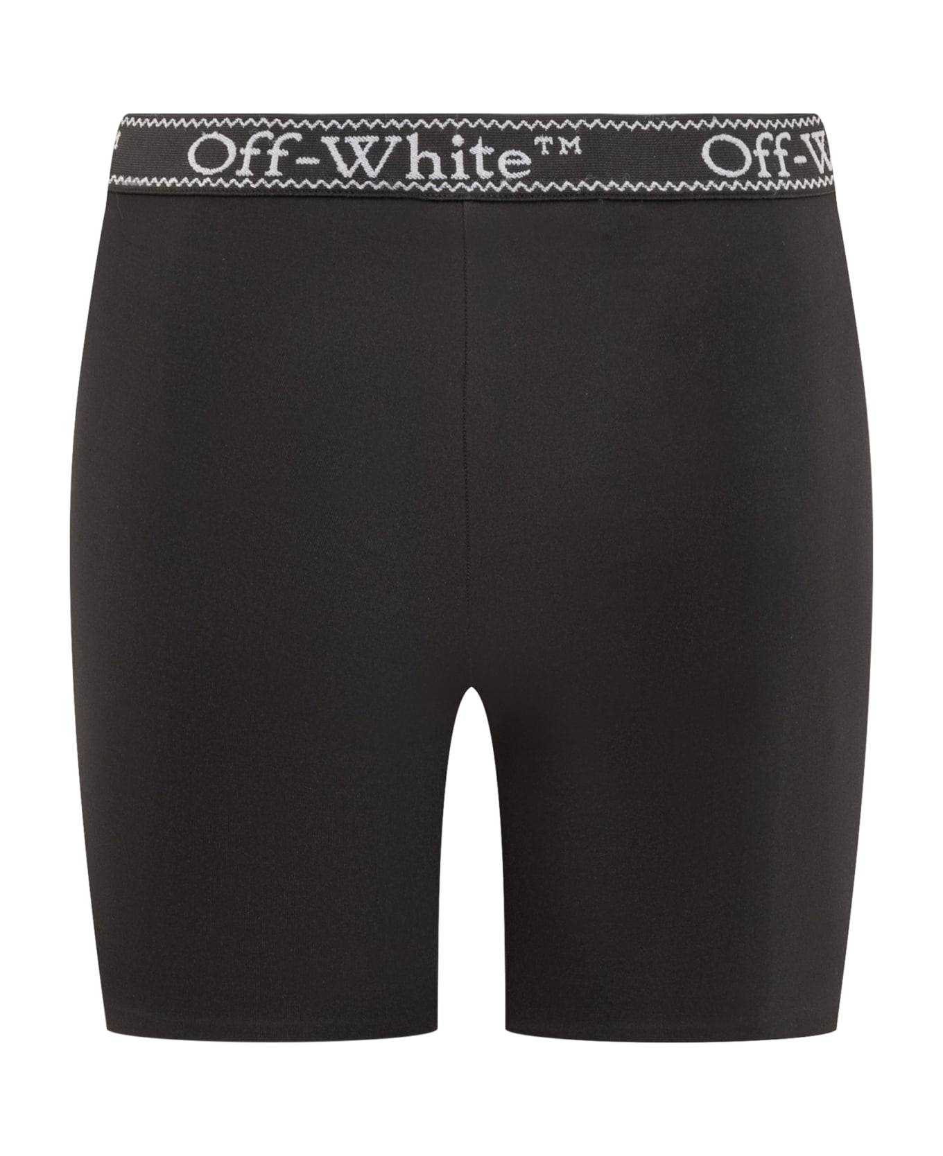Off-White Logo Band Shorts - BLACK WHITE ショーツ