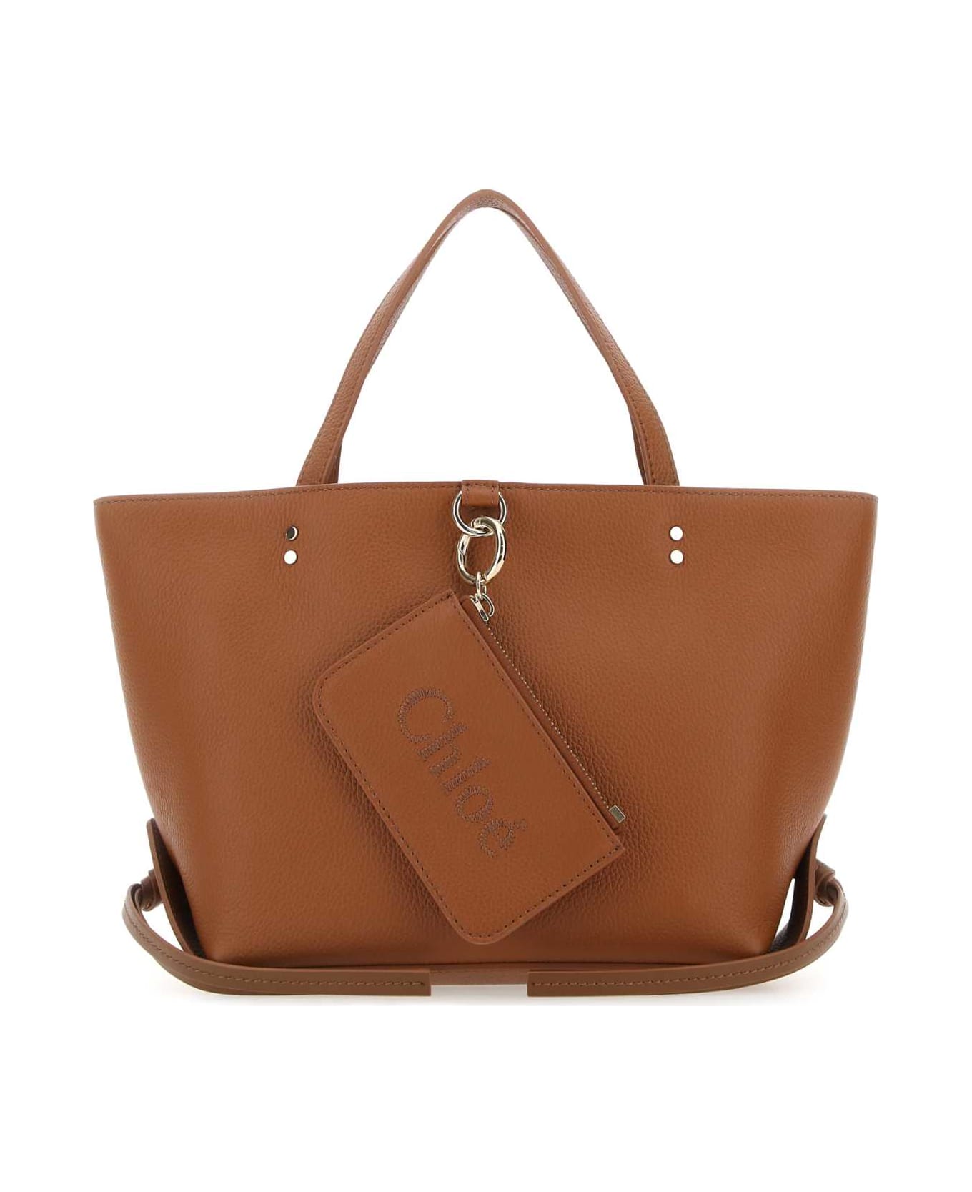 Chloé Brown Leather Small Chloã© Sense Handbag - 25M