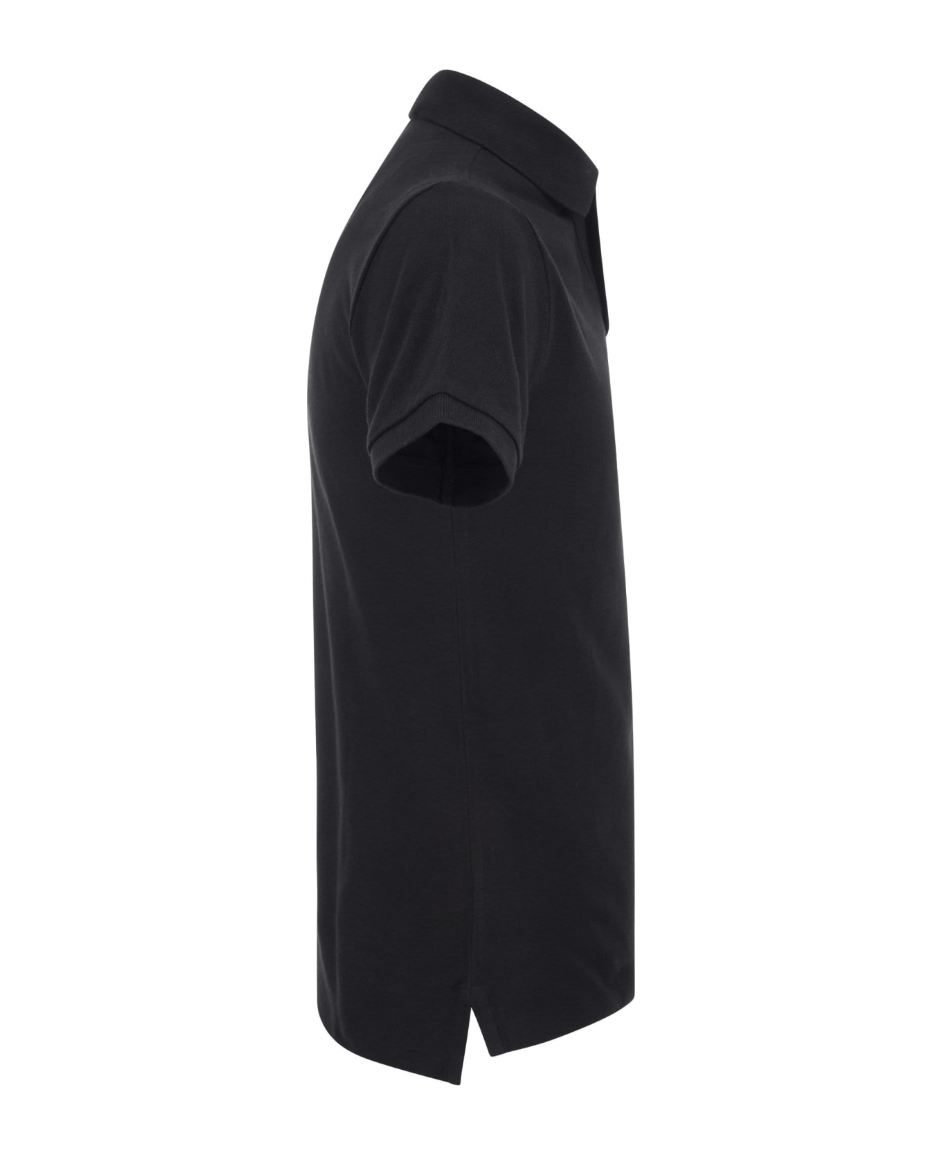 Polo Ralph Lauren Slim-fit Pique Polo Shirt - Black